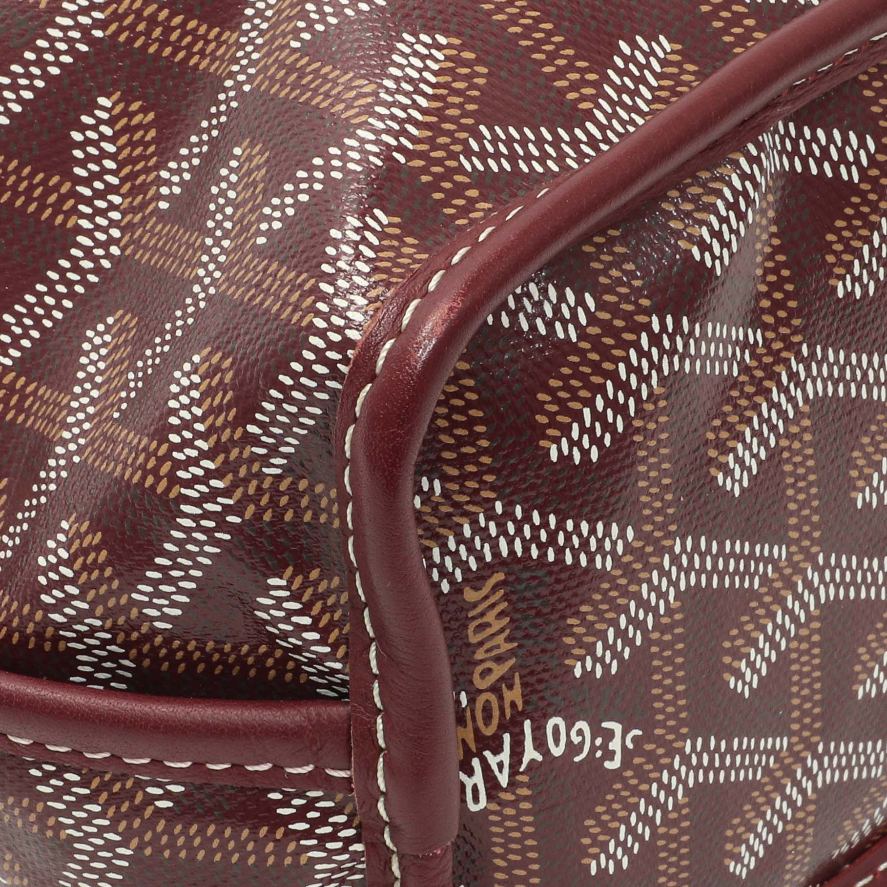 Goyard Burgundy Goyardine Reversible Mini Anjou - Image 4