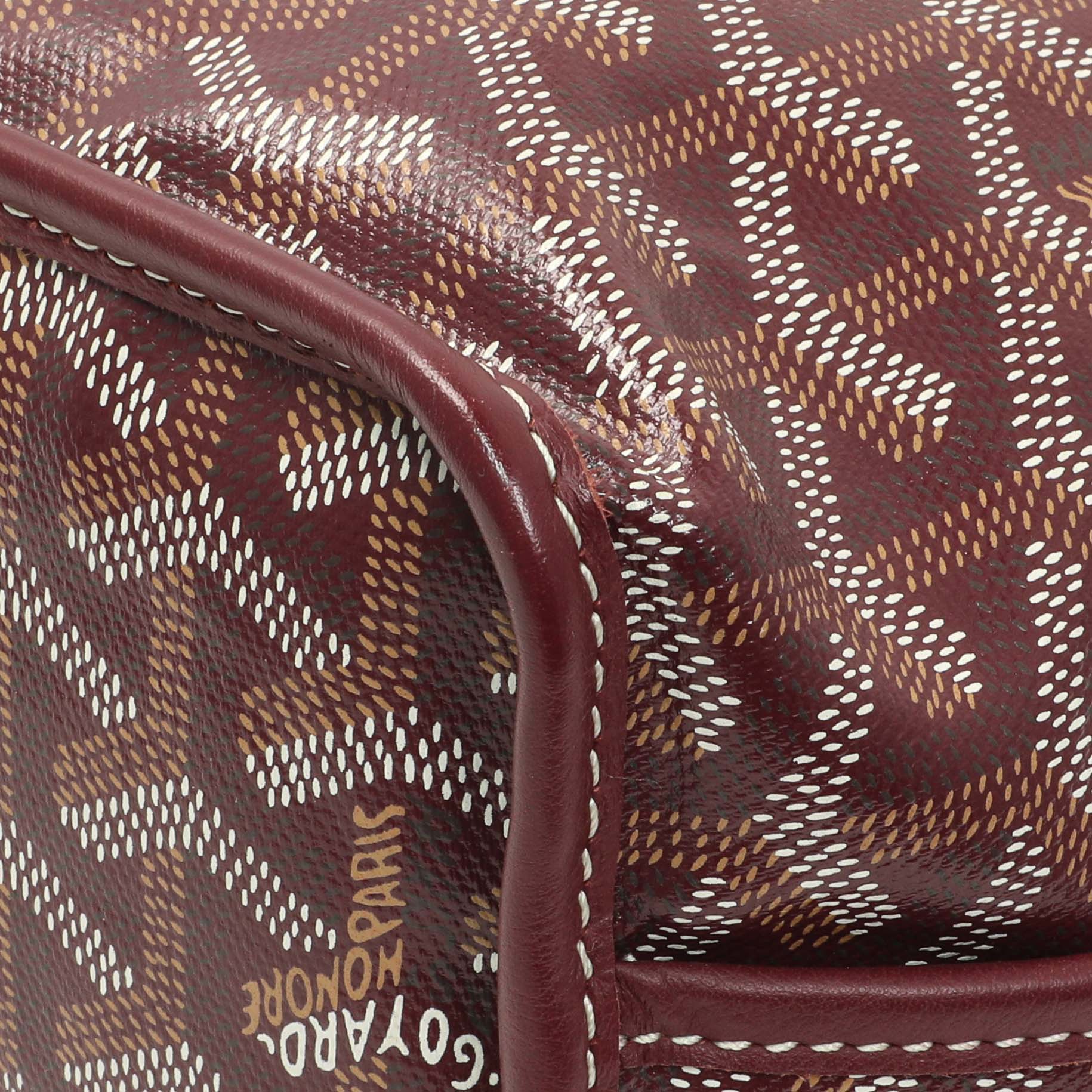 Goyard Burgundy Goyardine Reversible Mini Anjou - Image 5