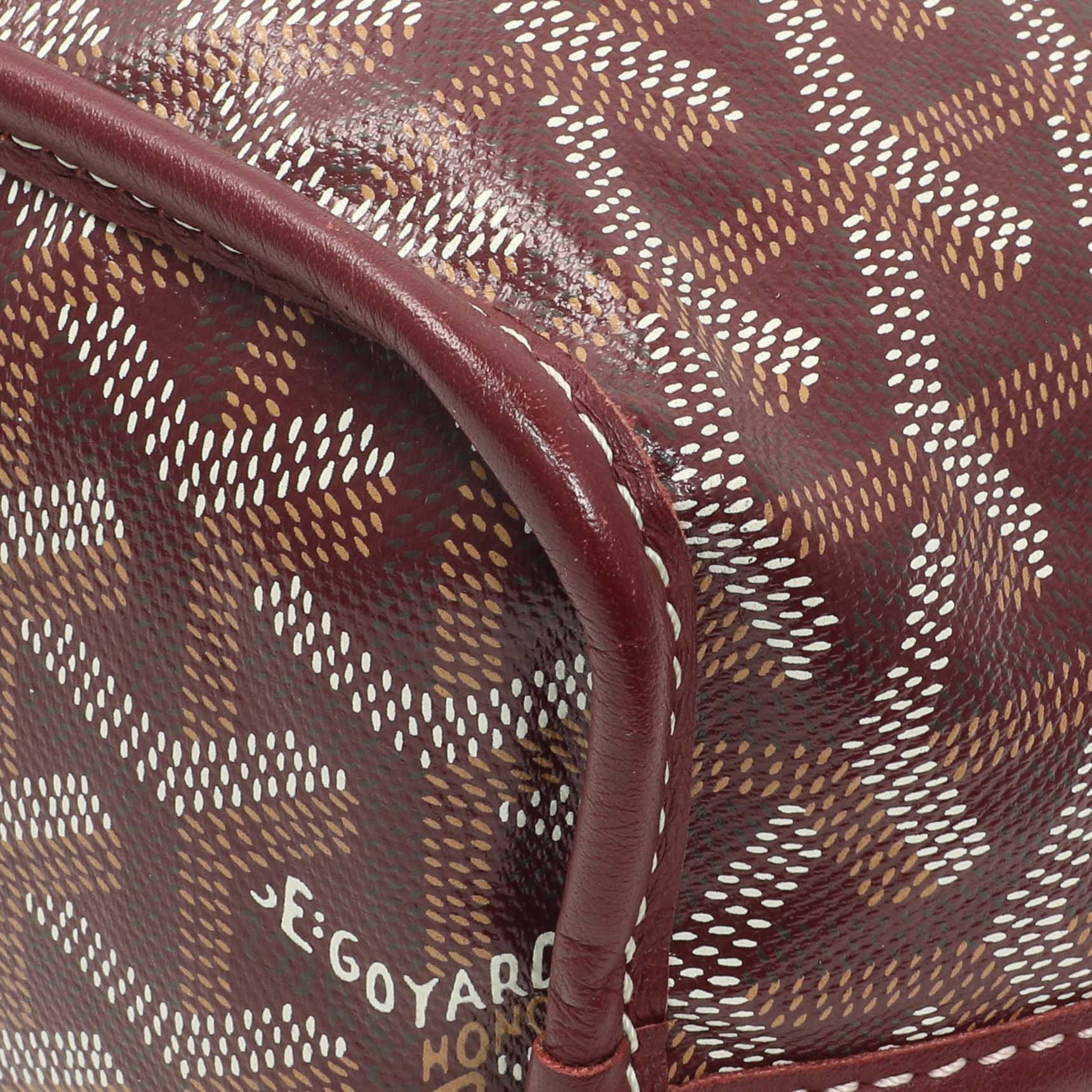 Goyard Burgundy Goyardine Reversible Mini Anjou - Image 7
