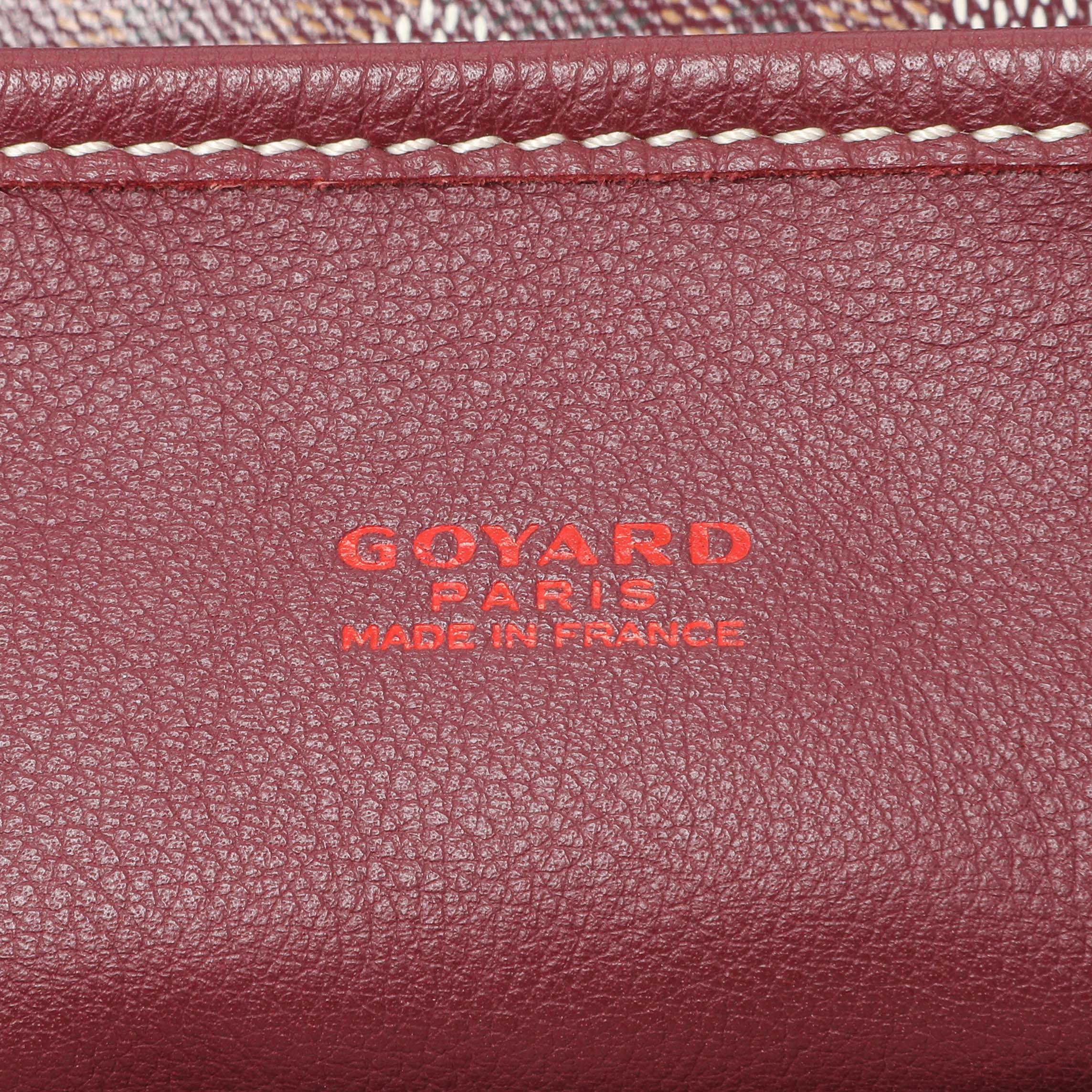 Goyard Burgundy Goyardine Reversible Mini Anjou - Image 9