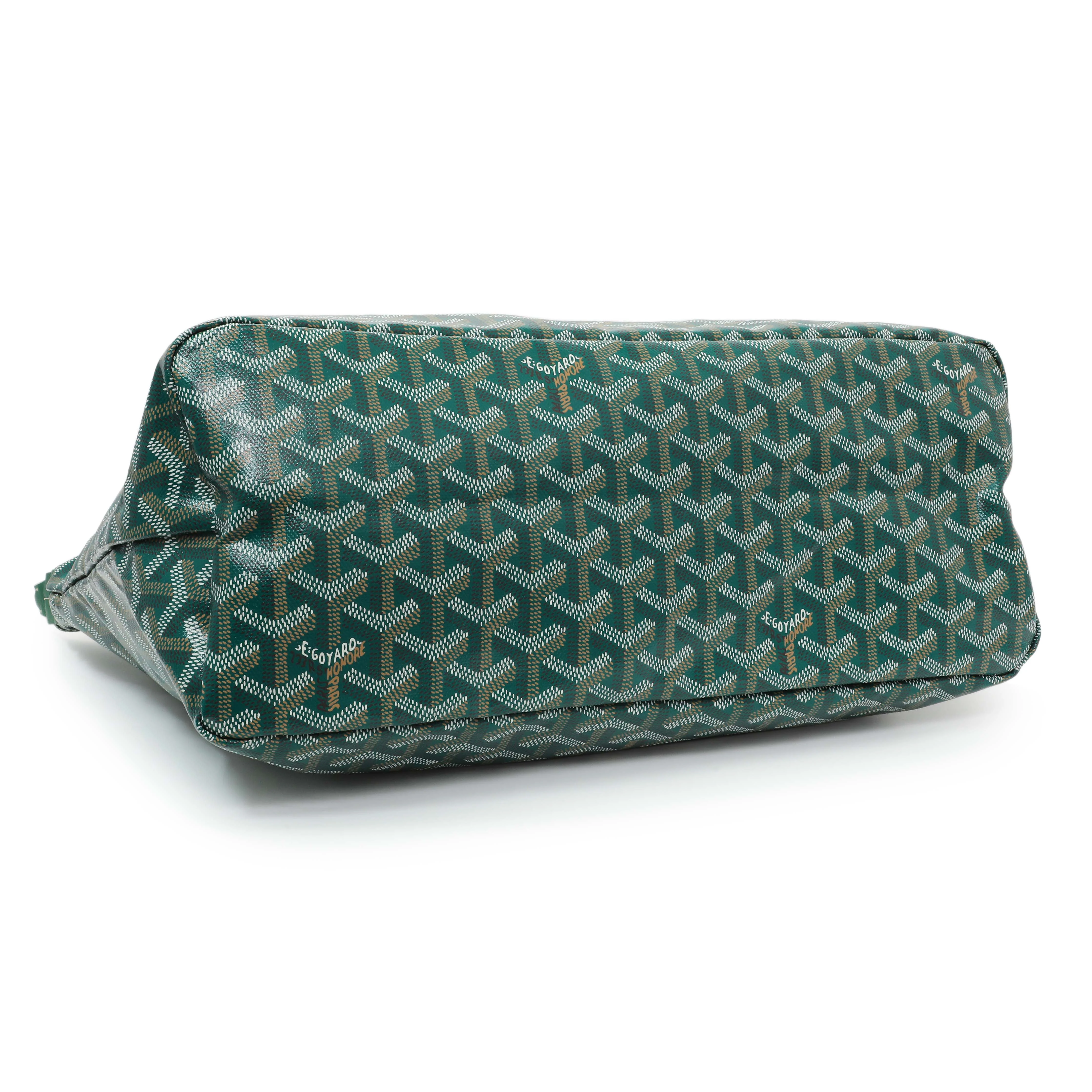 Goyard Green Goyardine Boheme Hobo - Image 3