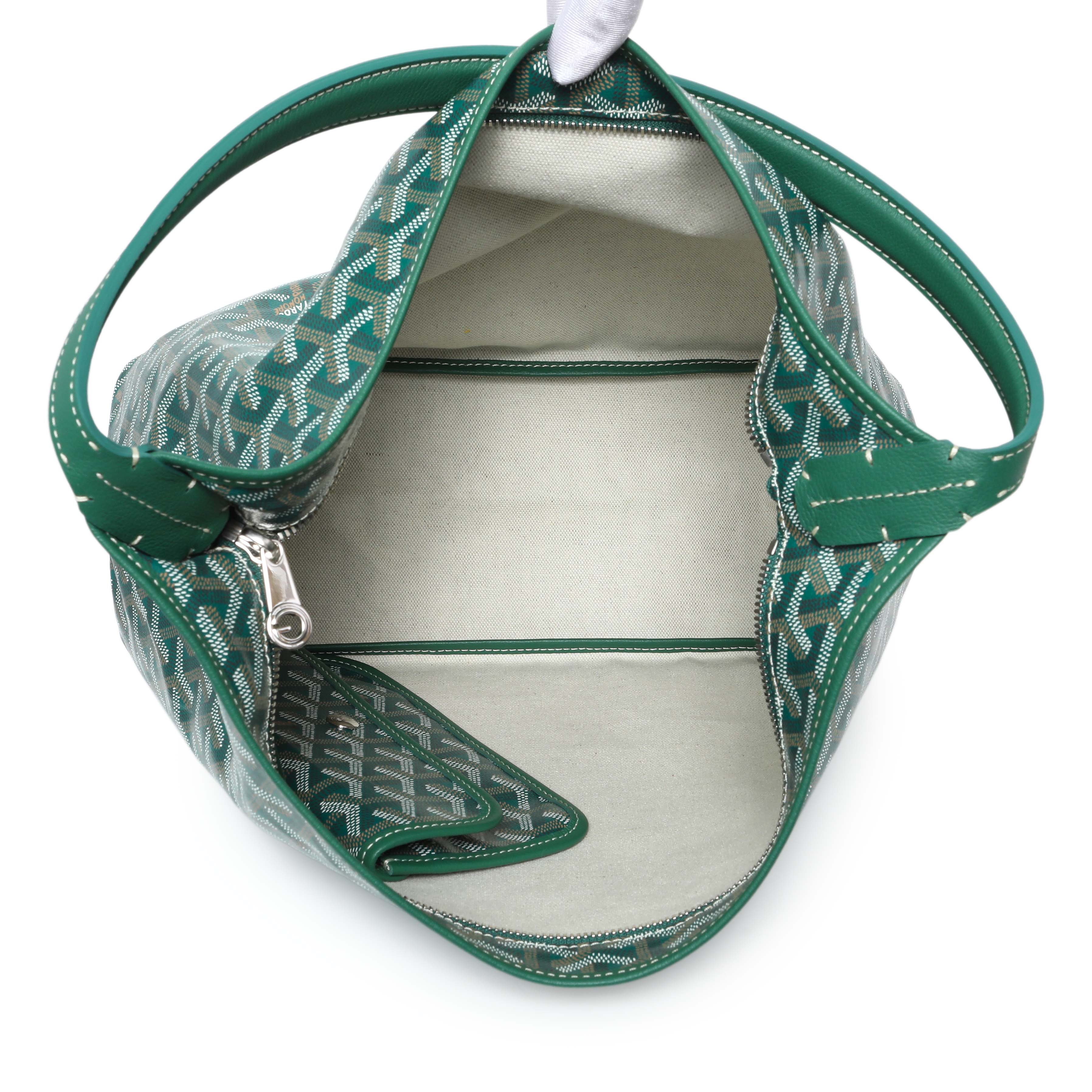 Goyard Green Goyardine Boheme Hobo - Image 4