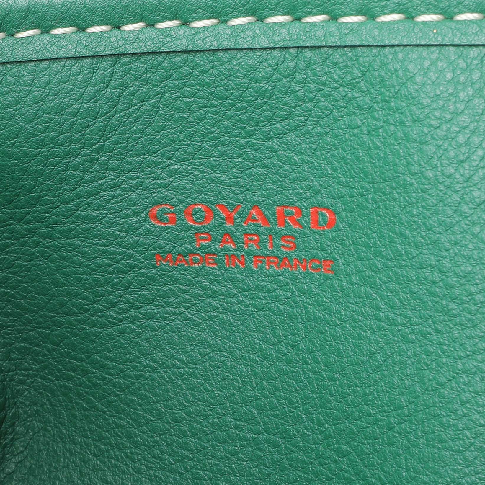Goyard Green Goyardine Reversible Mini Anjou - Image 5