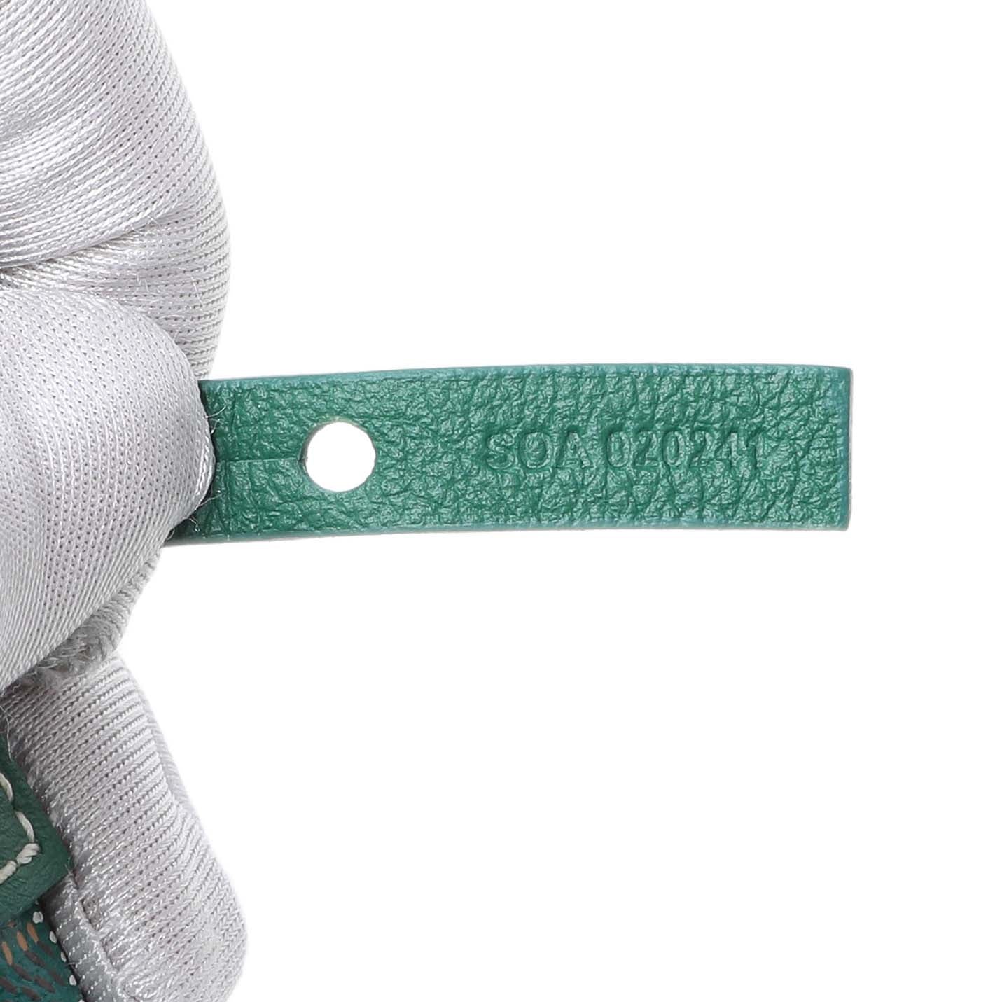 Goyard Green Goyardine Reversible Mini Anjou - Image 6
