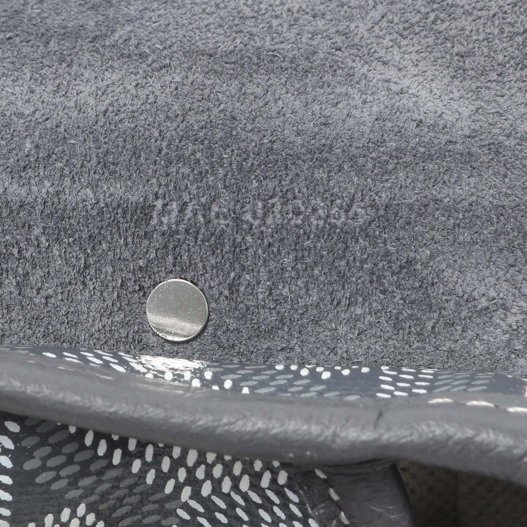 Goyard Grey Goyardine Calfskin Mini Alpin Backpack - Image 10