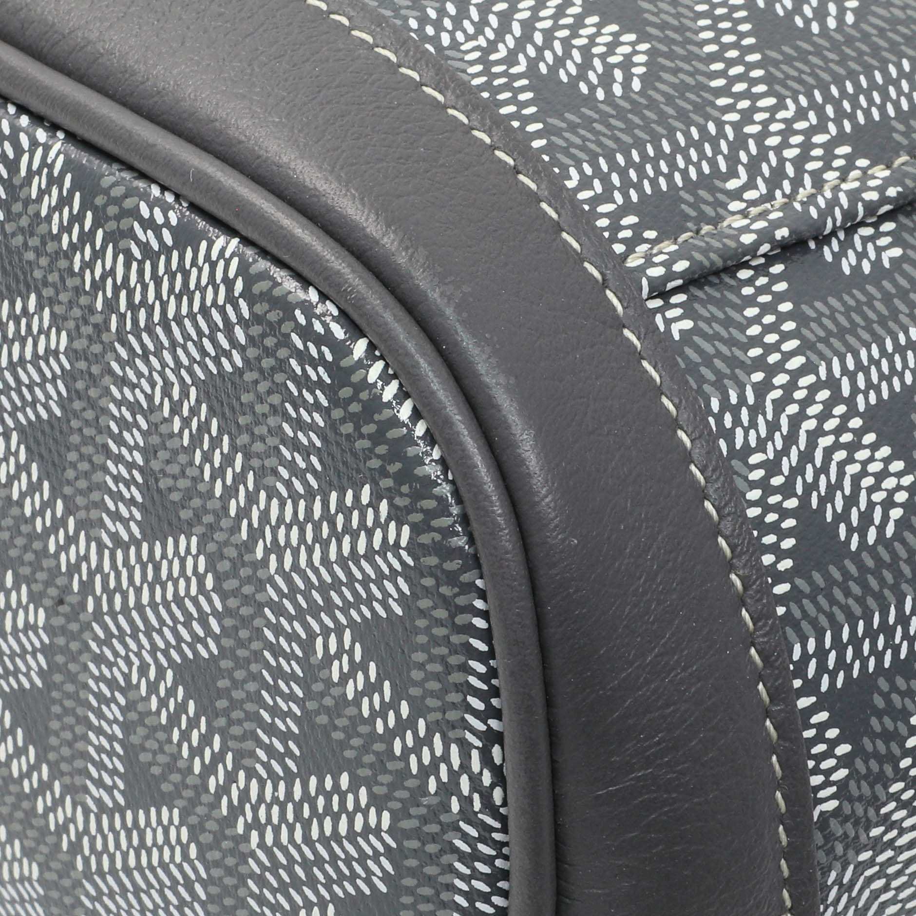 Goyard Grey Goyardine Calfskin Mini Alpin Backpack - Image 7