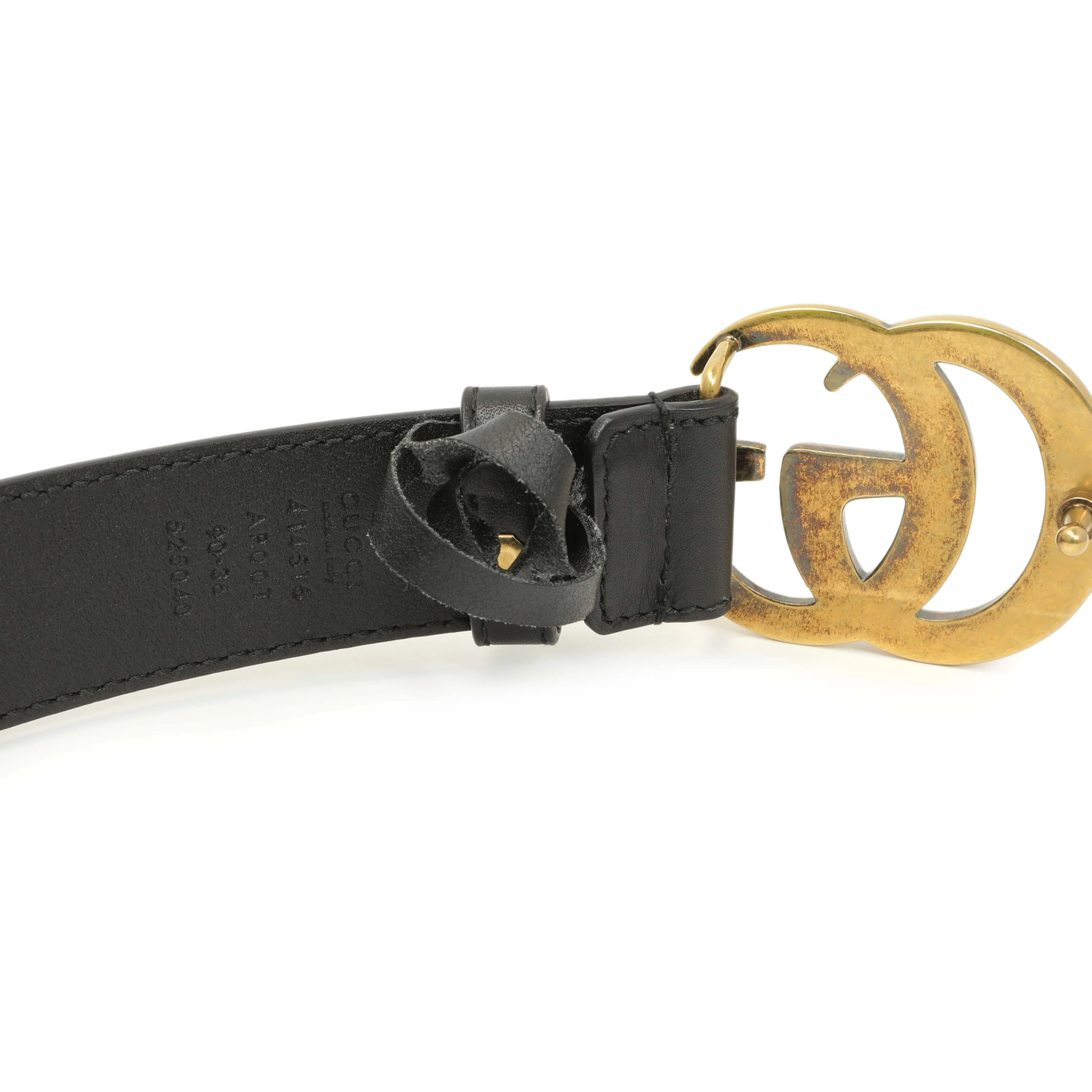 Gucci Black Calfskin Double G 30mm Belt - Image 4