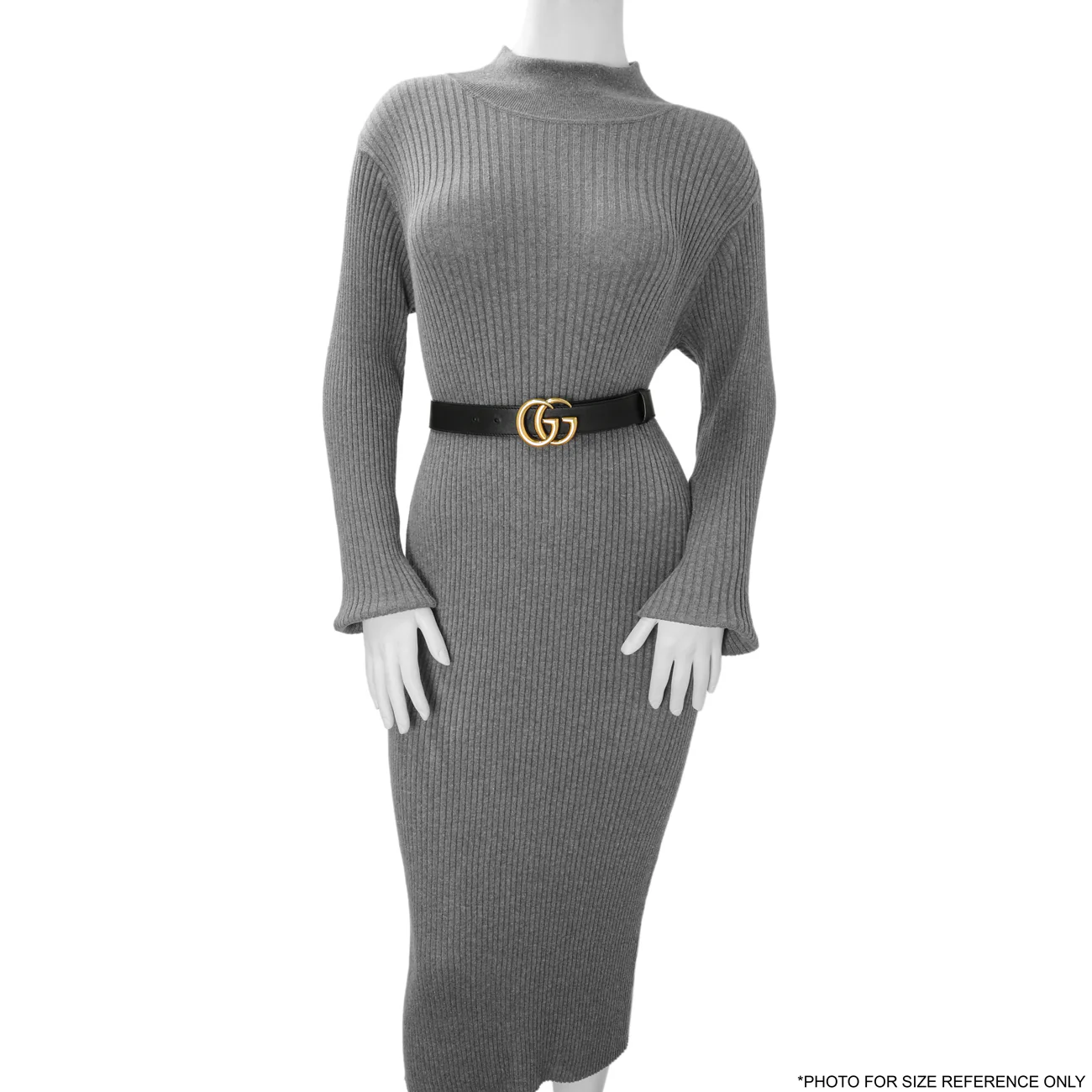 Gucci Black Calfskin Double G 30mm Belt - Image 5