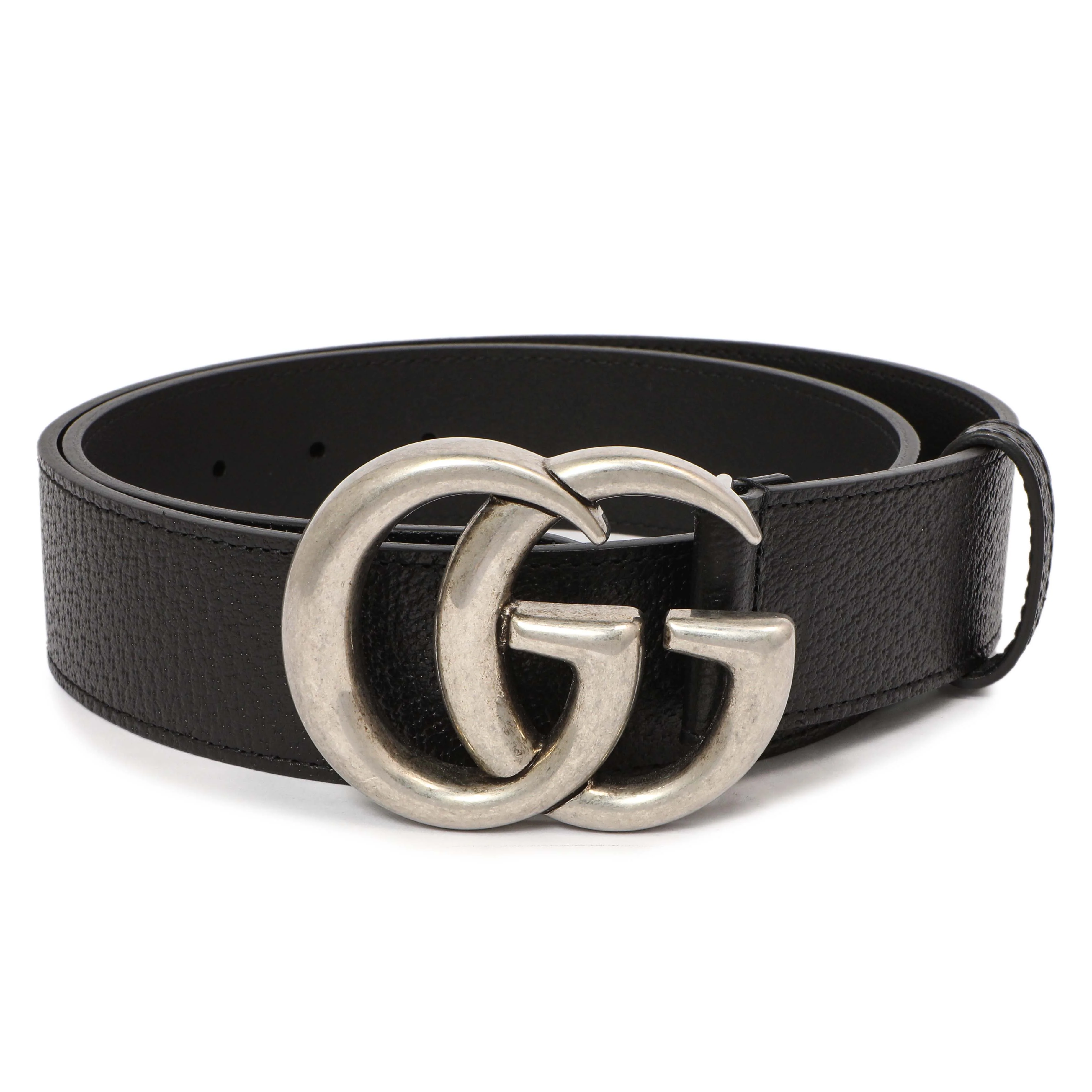 Gucci Black Calfskin Double G 40mm Belt - Image 3