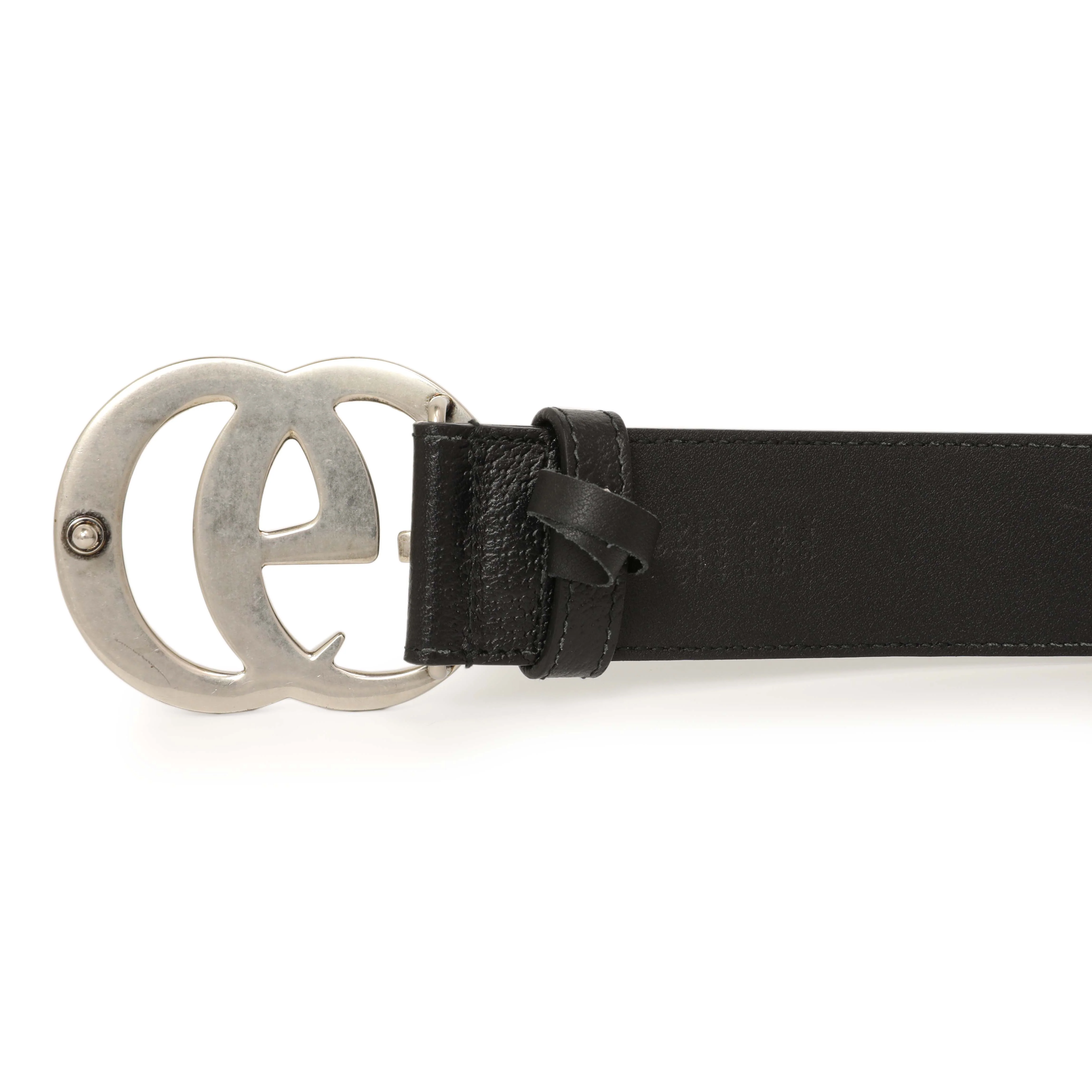 Gucci Black Calfskin Double G 40mm Belt - Image 4