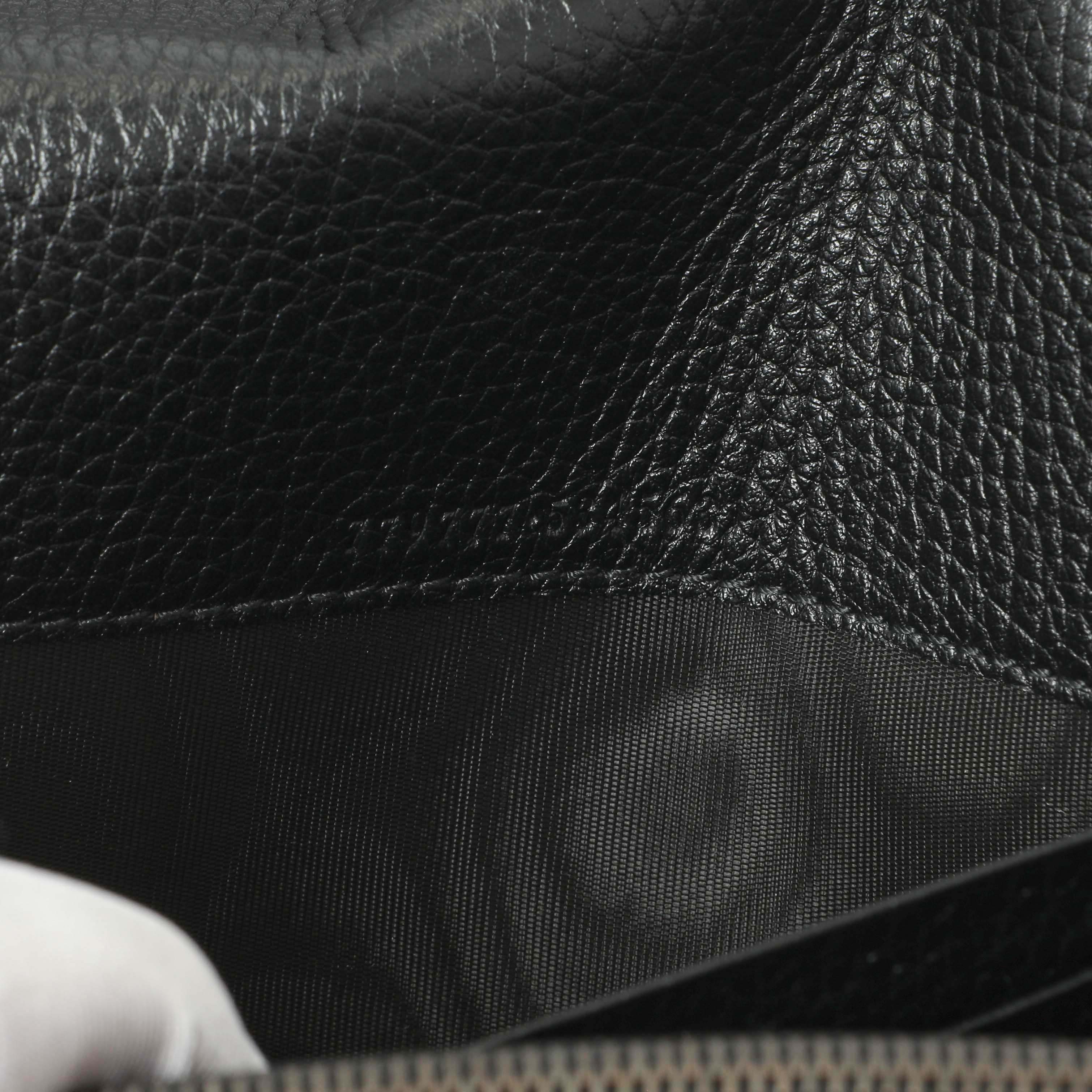Gucci Black Calfskin GG Marmont Chain Wallet - Image 10