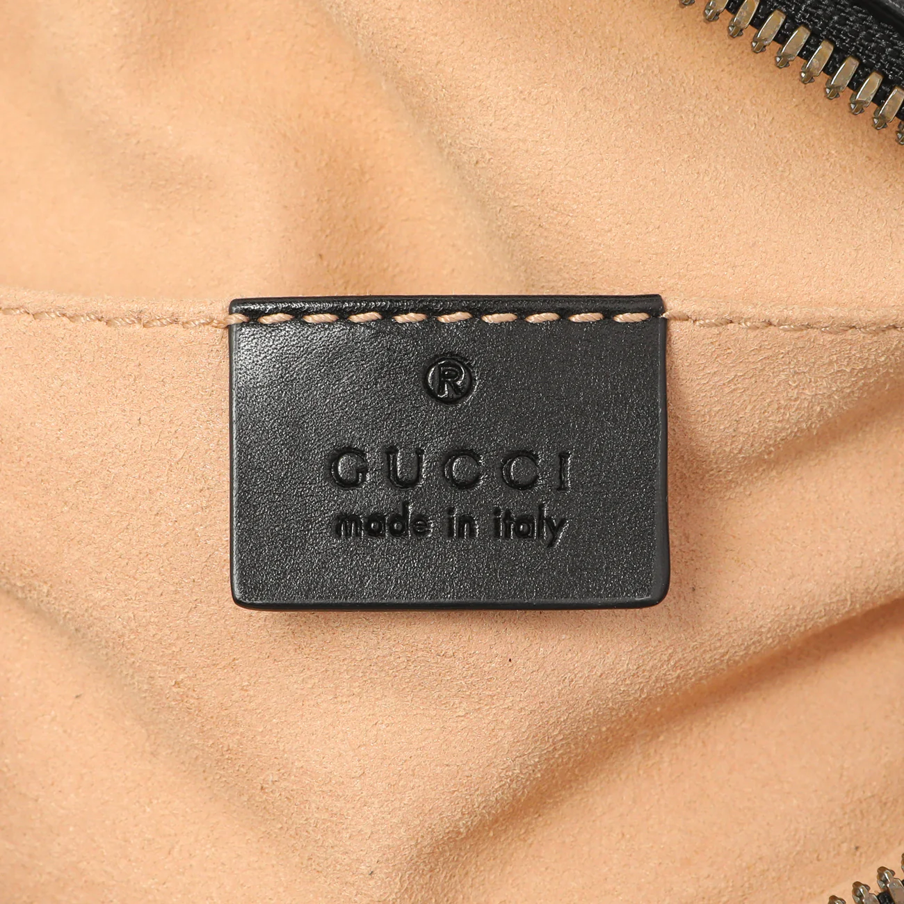 Gucci Black Calfskin Matelasse GG Marmont Belt Bag - Image 10