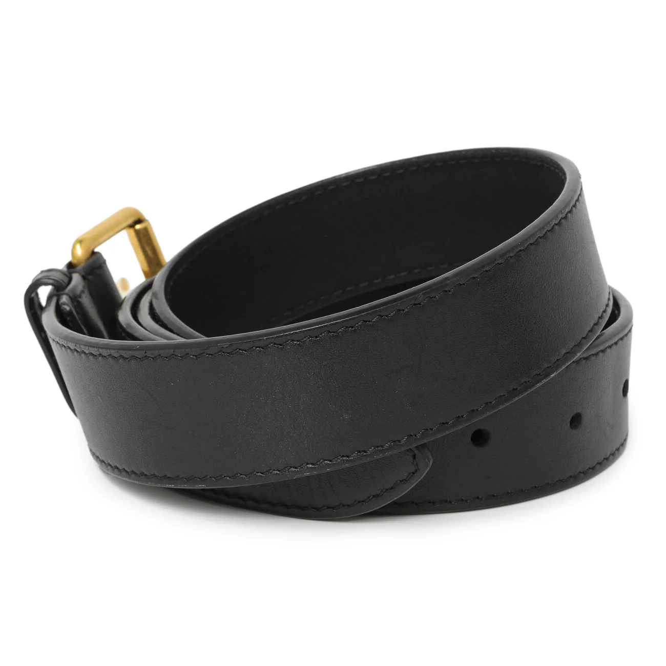 Gucci Black Calfskin Matelasse GG Marmont Belt Bag - Image 13