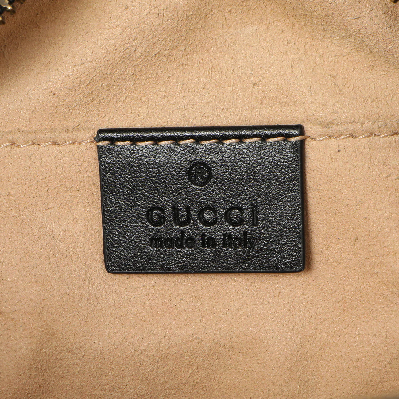 Gucci Black Calfskin Matelasse Small GG Marmont Chain Shoulder Bag - Image 5