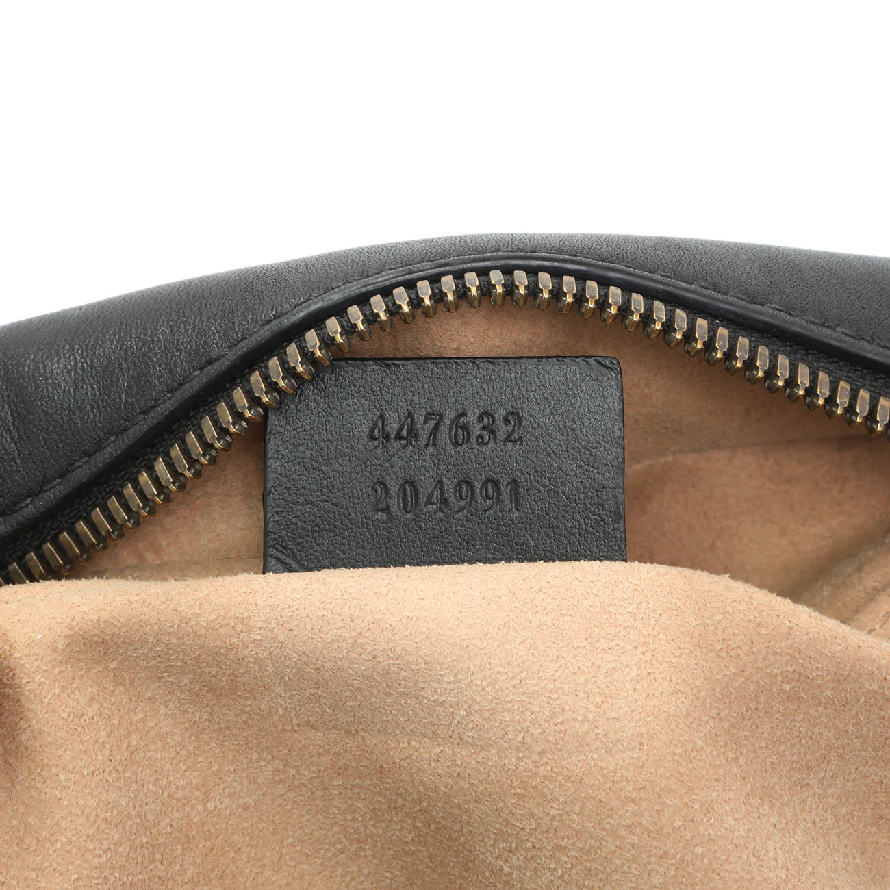 Gucci Black Calfskin Matelasse Small GG Marmont Chain Shoulder Bag - Image 10