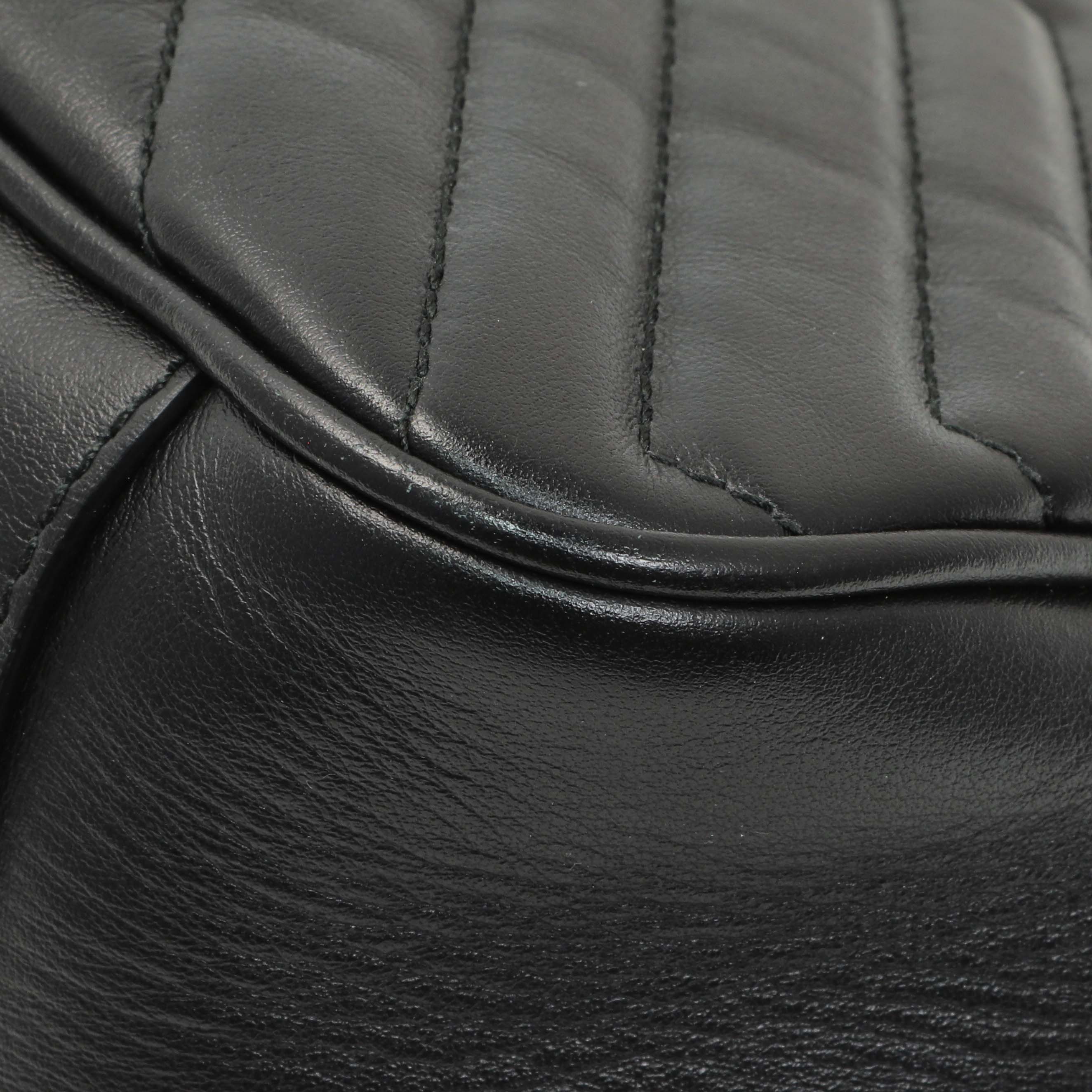 Gucci Black Calfskin Matelasse Small GG Marmont Shoulder Bag - Image 7