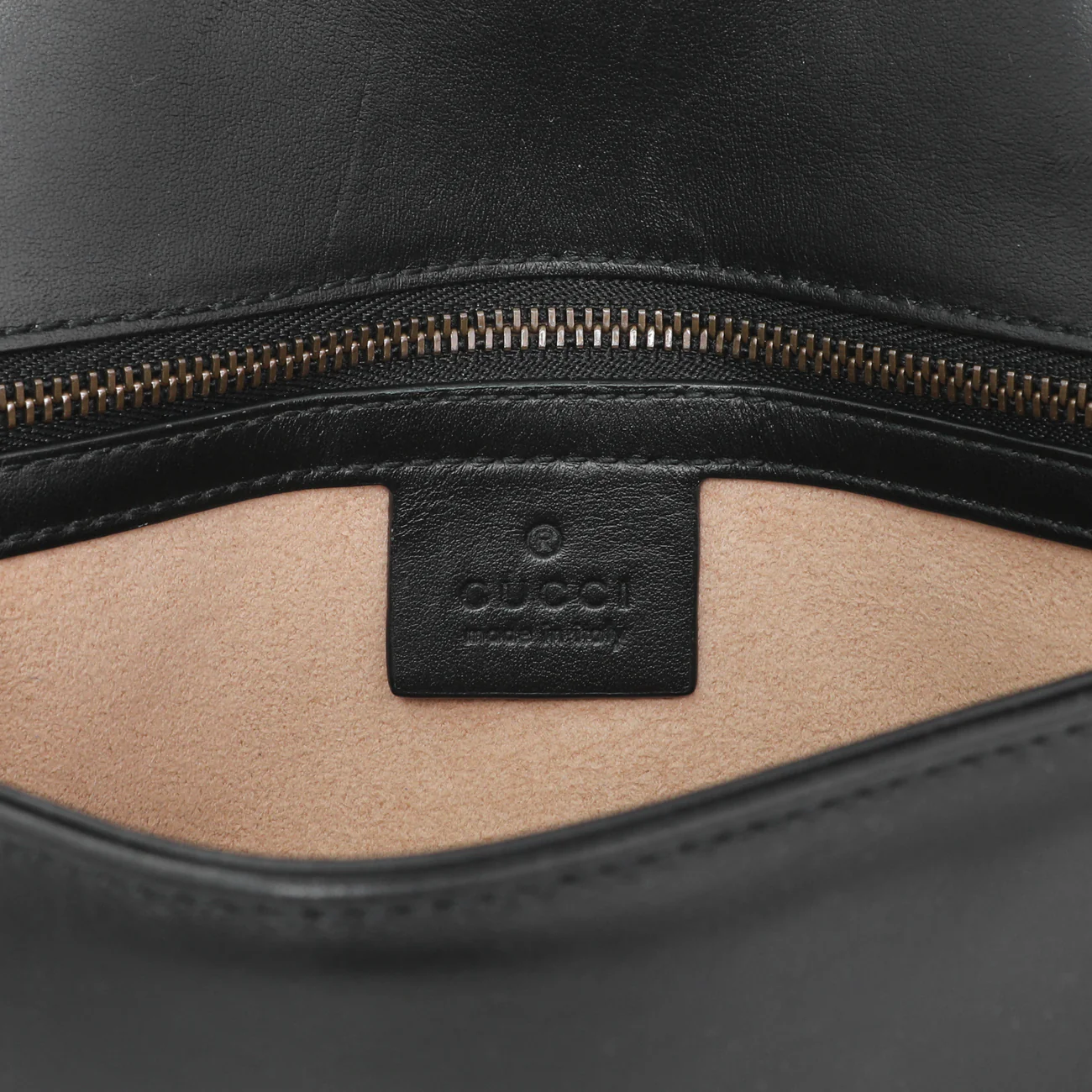 Gucci Black Calfskin Matelasse Small GG Marmont Shoulder Bag - Image 9