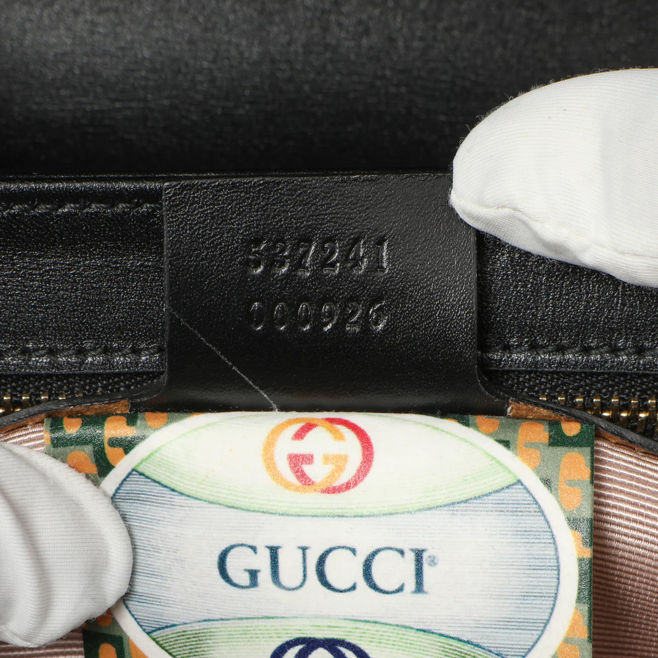 Gucci Black Calfskin Medium Rajah Shoulder Bag - Image 7