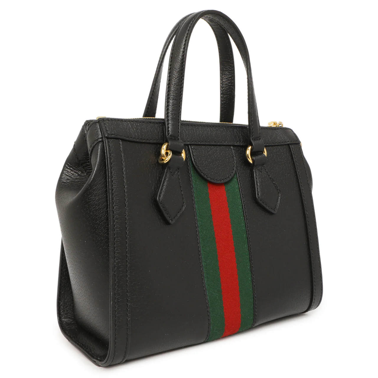 Gucci Black Calfskin Small Ophidia Tote - Image 2