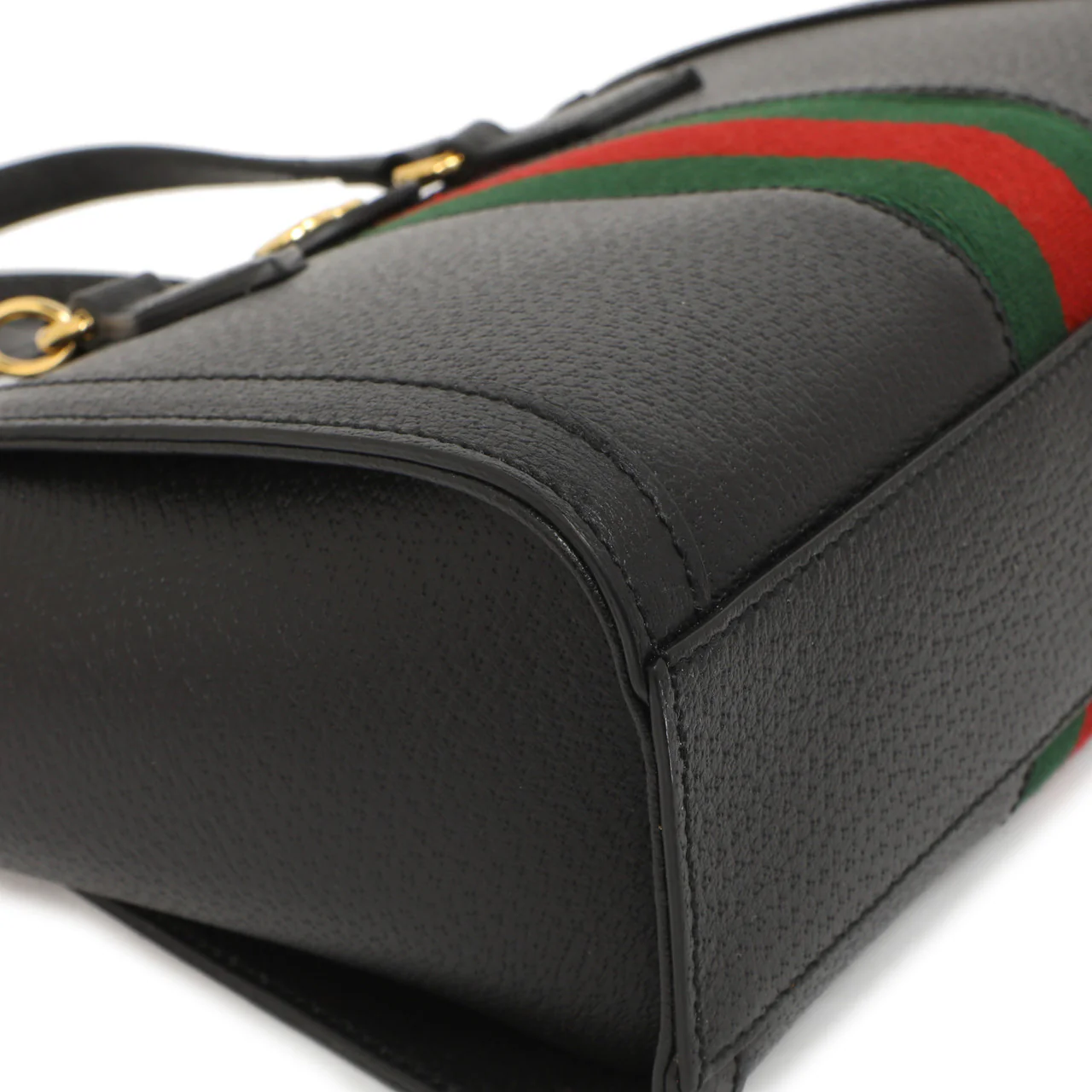 Gucci Black Calfskin Small Ophidia Tote - Image 4
