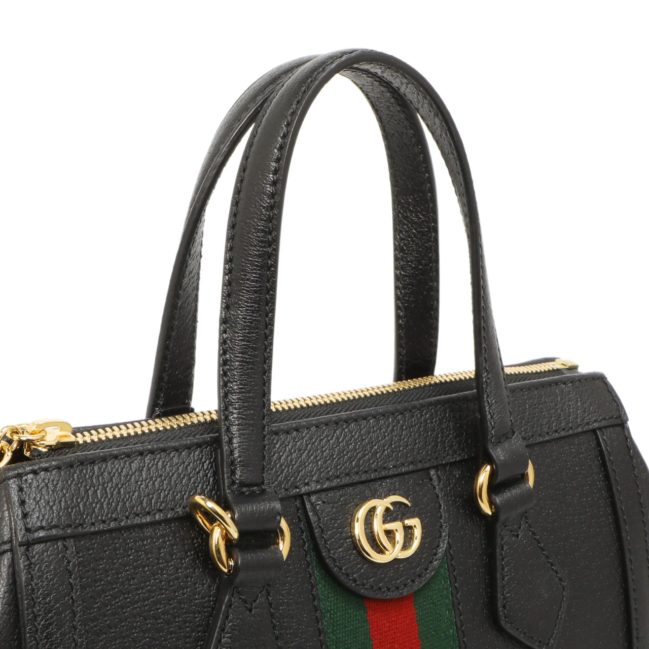 Gucci Black Calfskin Small Ophidia Tote - Image 8