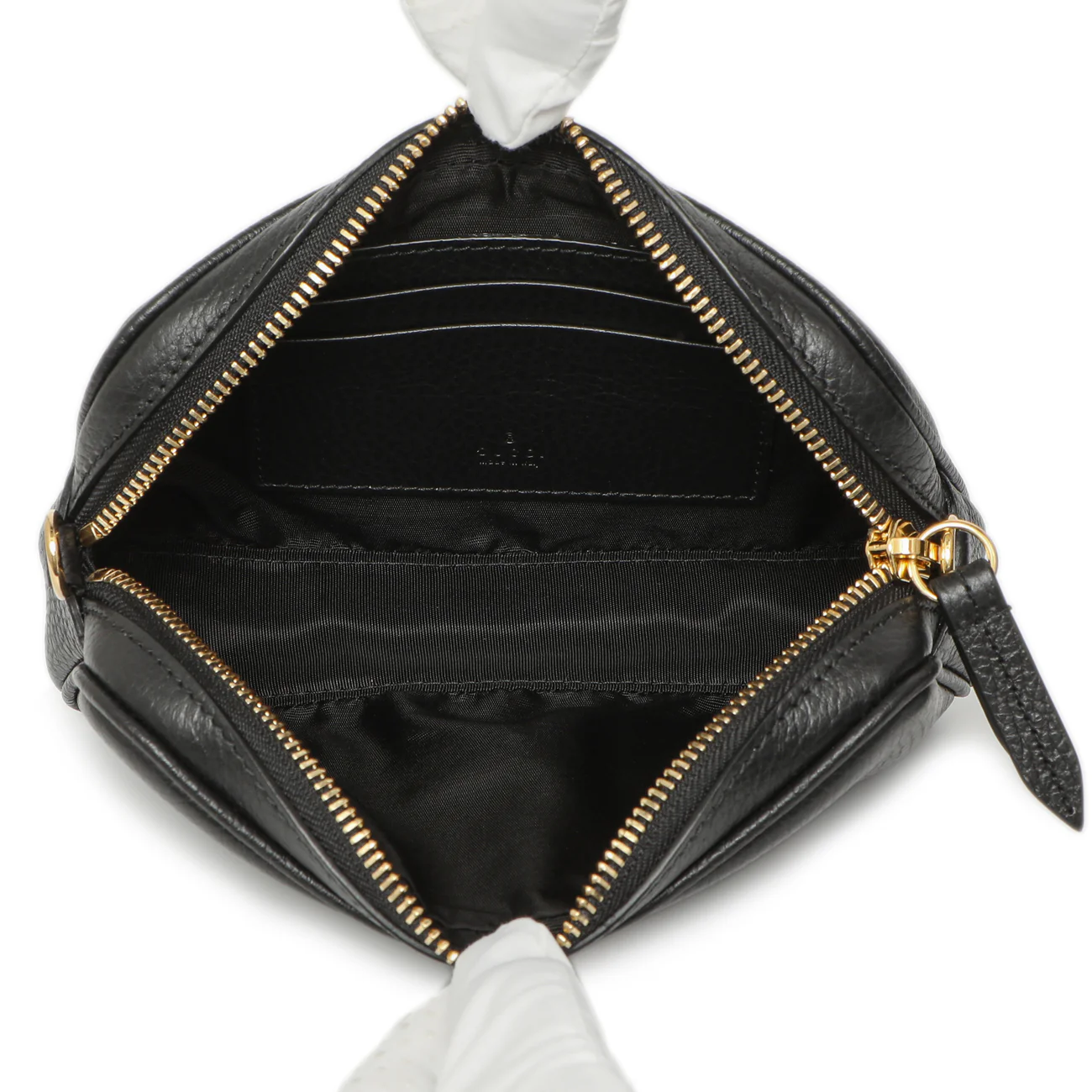 Gucci Black Calfskin Super Mini Marmont Crossbody - Image 5