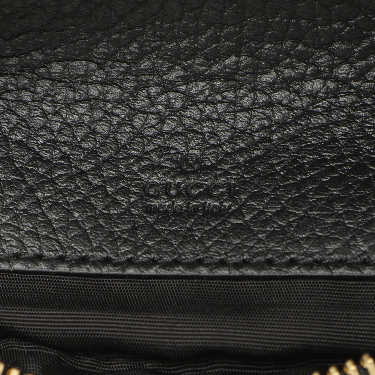 Gucci Black Calfskin Super Mini Marmont Crossbody - Image 6