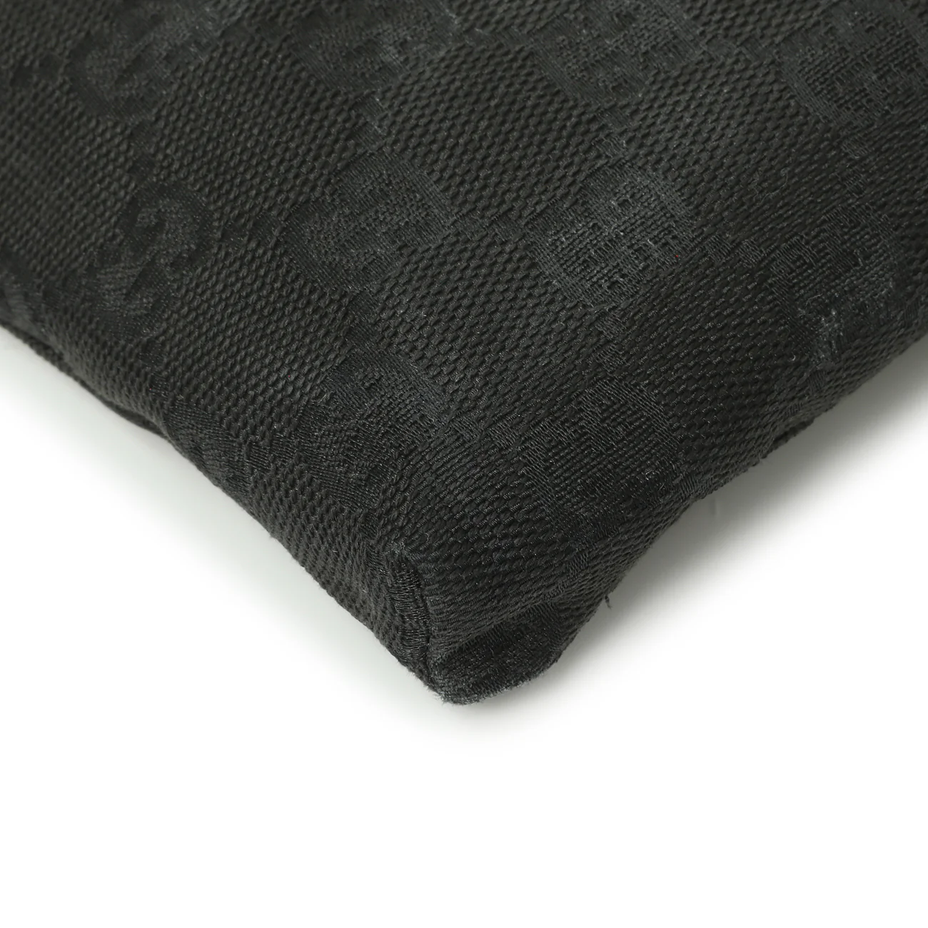 Gucci Black GG Monogram Double Pocket Belt Bag - Image 4