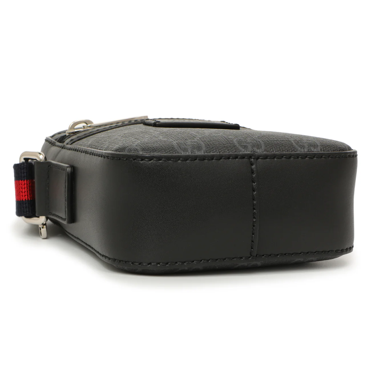 Gucci Black GG Supreme Monogram Mini Messenger - Image 4