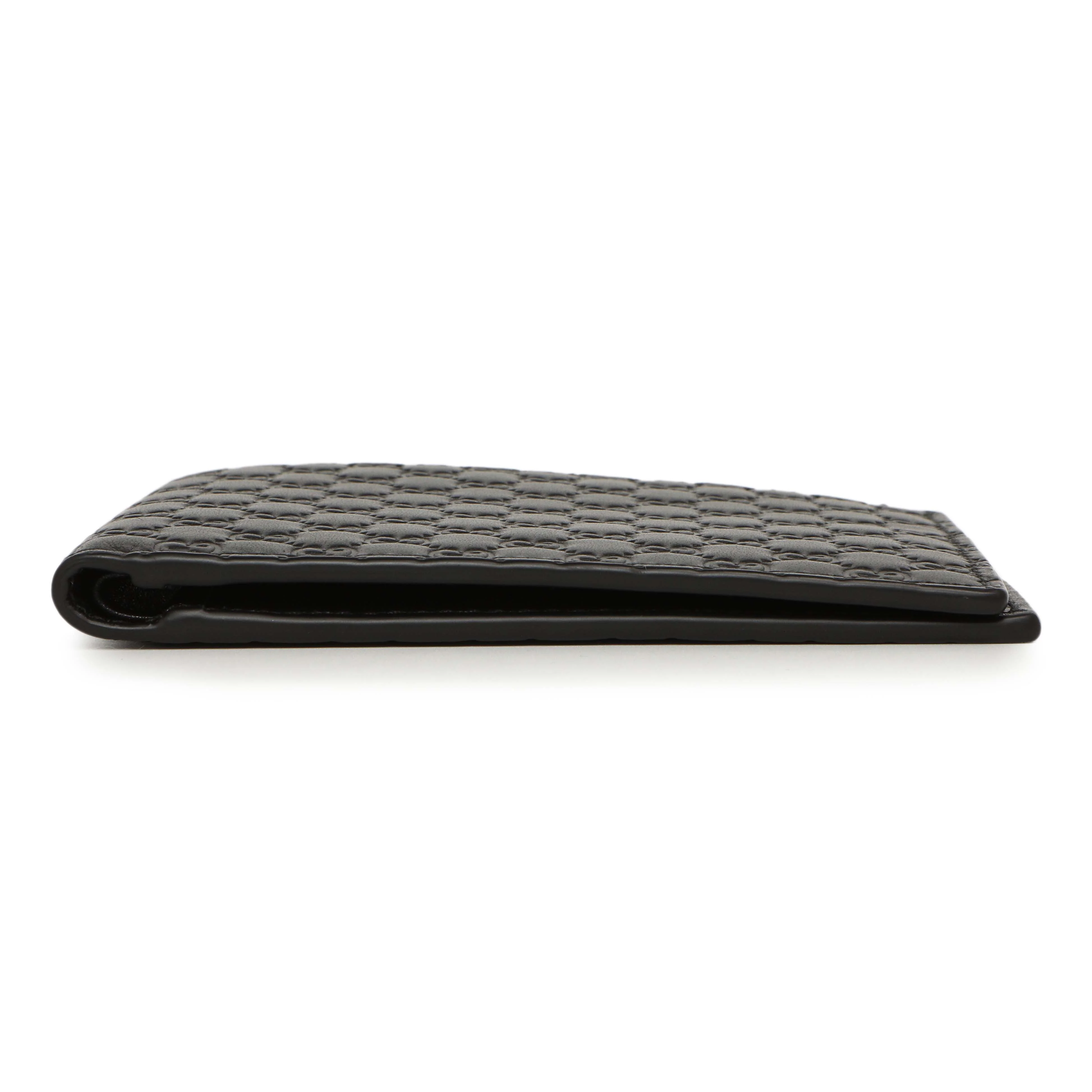 Gucci Black Microguccissima Bi-Fold Wallet - Image 3