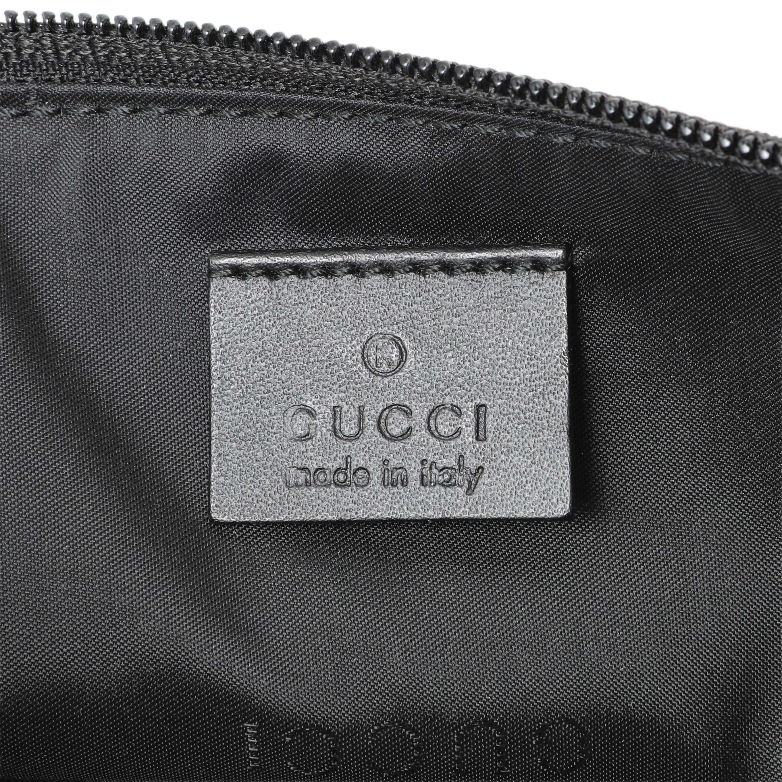 Gucci Black Nylon Boat Pochette - Image 5