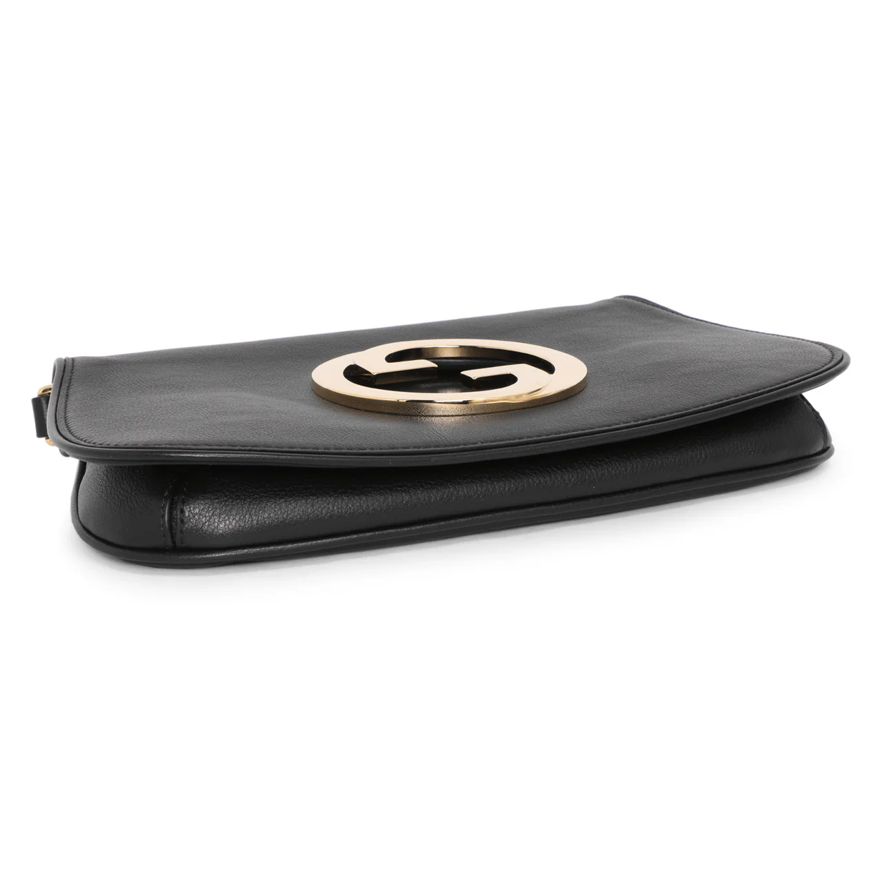 Gucci Black Roxy Calfskin Blondie Chain Shoulder Bag - Image 3