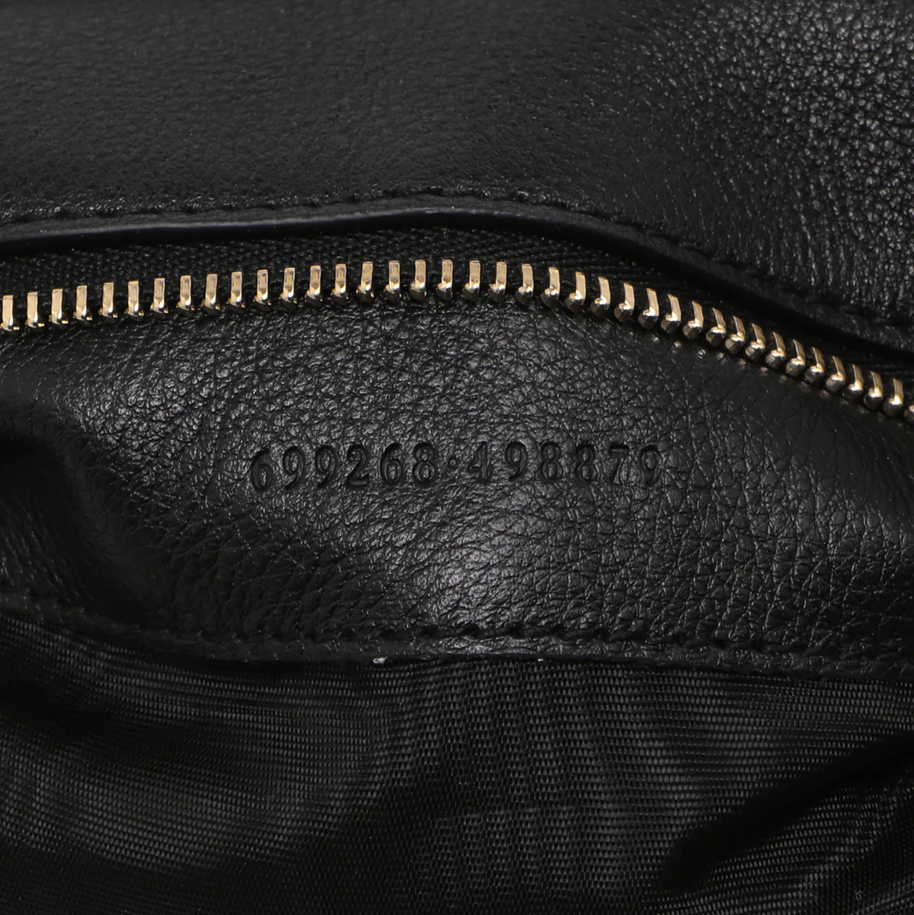 Gucci Black Roxy Calfskin Blondie Chain Shoulder Bag - Image 6