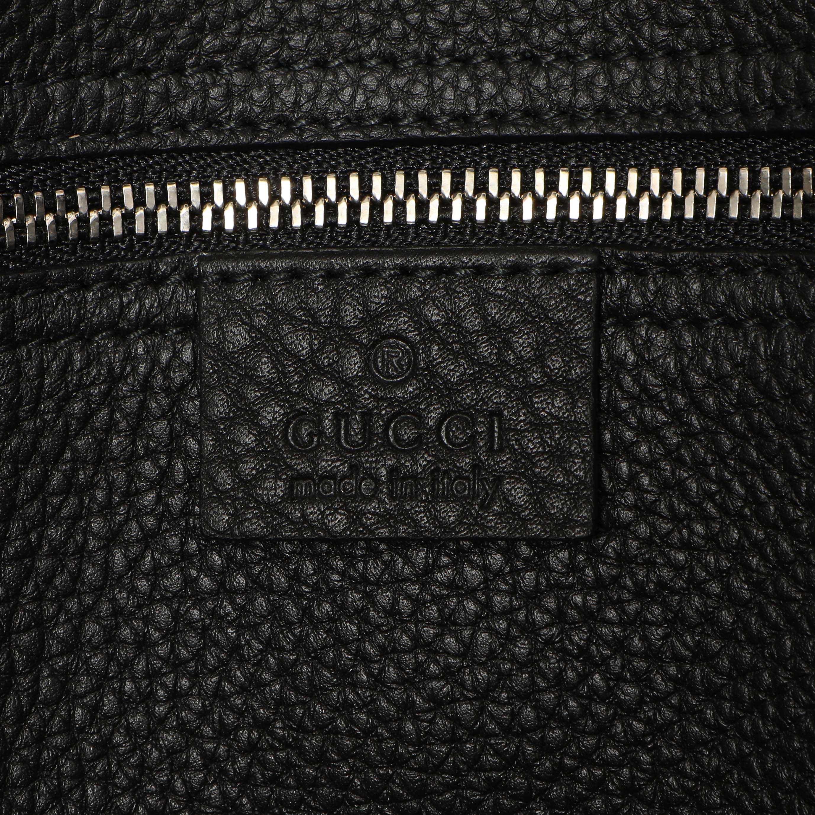 Gucci Black Soft Calfskin Medium Jackie Top Handle Bag - Image 5