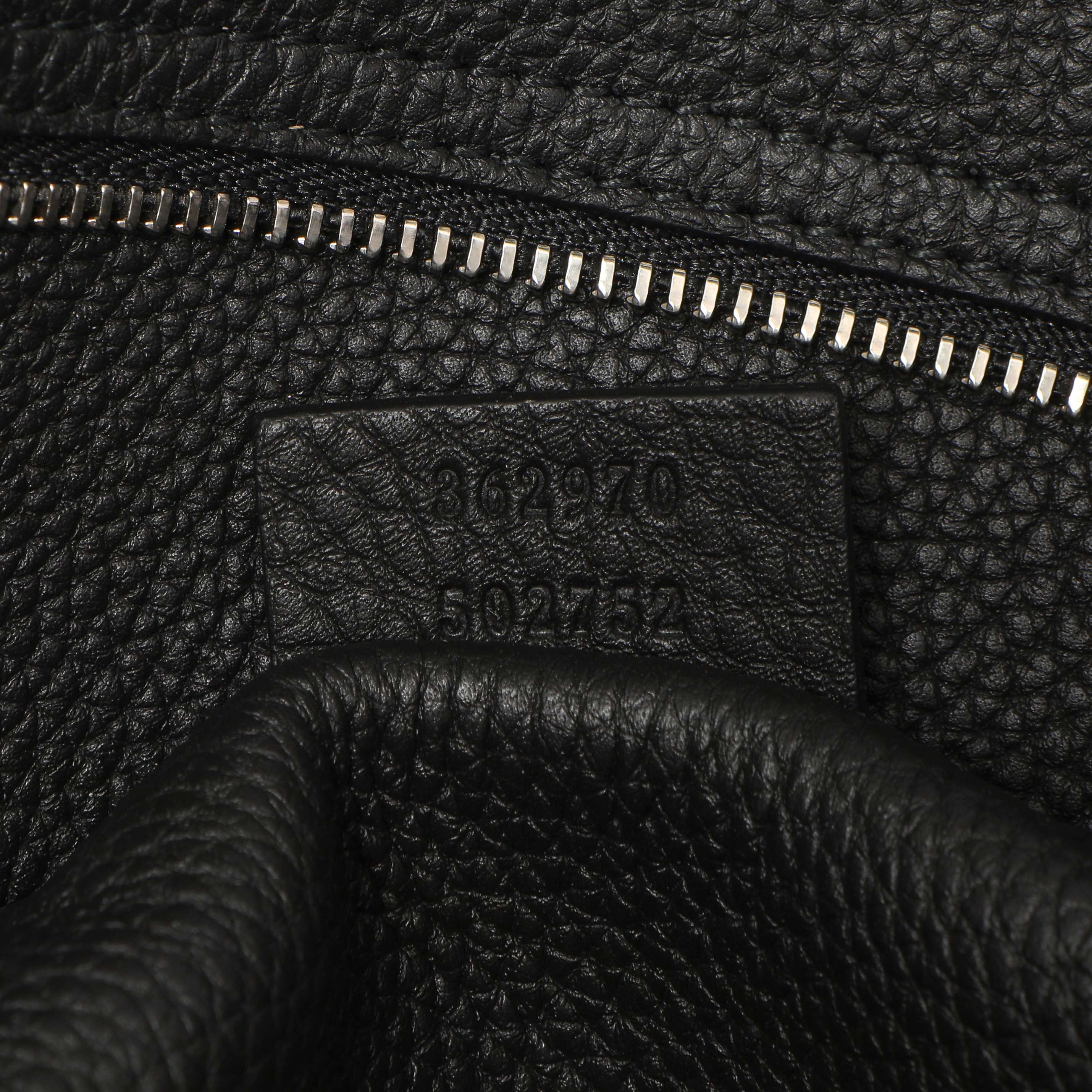 Gucci Black Soft Calfskin Medium Jackie Top Handle Bag - Image 6