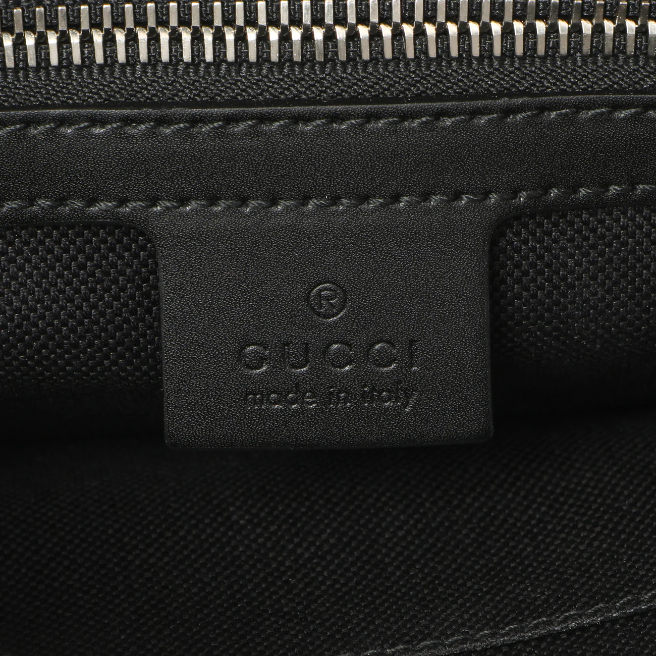 Gucci Black Soft GG Supreme Monogram Web Belt Bag - Image 5