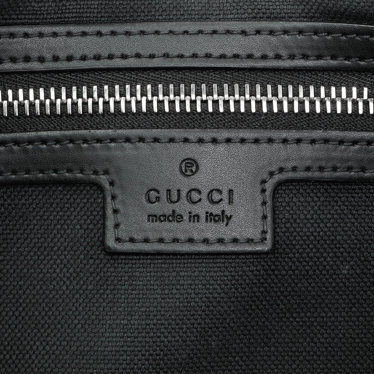 Gucci Black Soft GG Supreme Monogram Web Belt Bag - Image 5