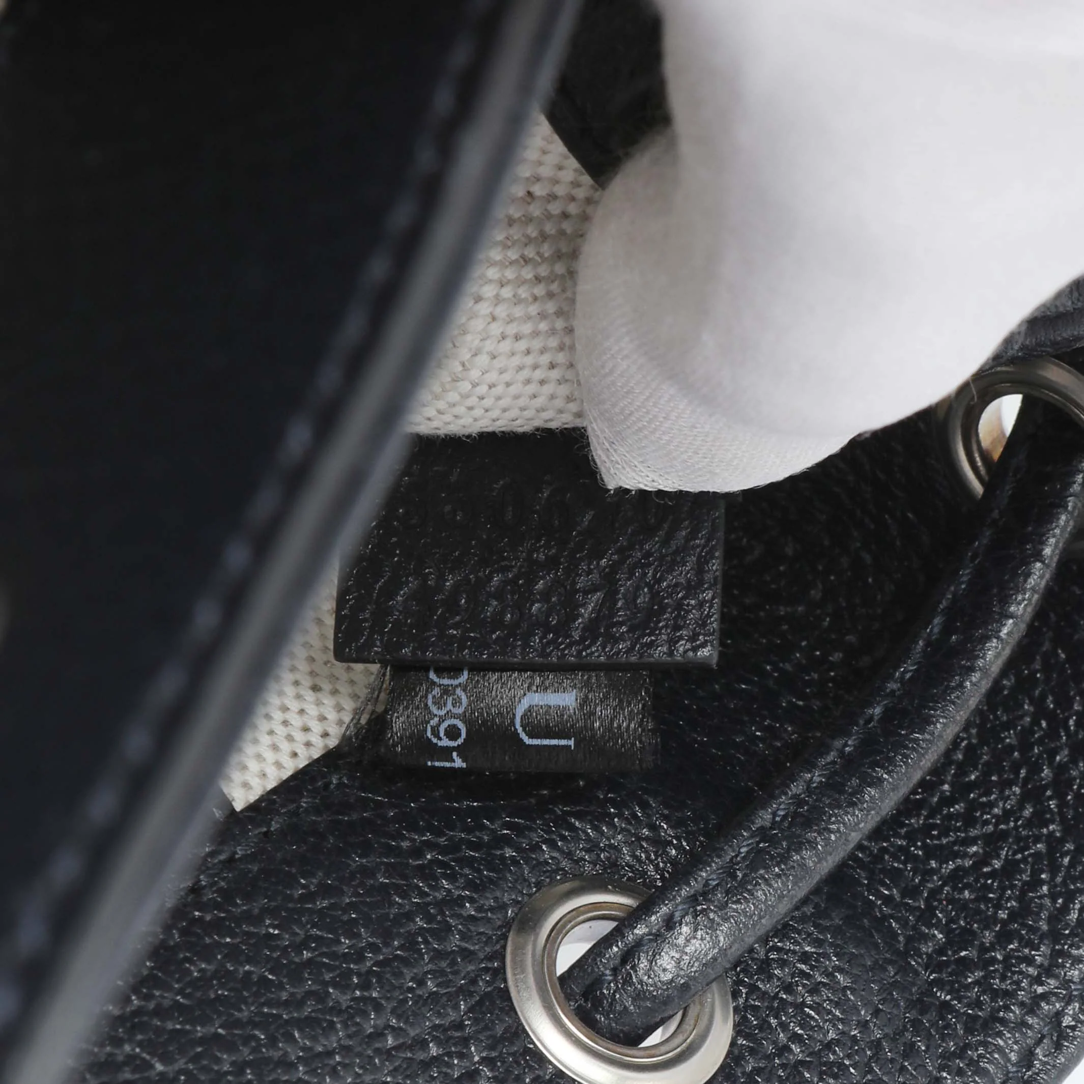 Gucci Blue GG Supreme Monogram Web Mini Ophidia Bucket Bag - Image 6