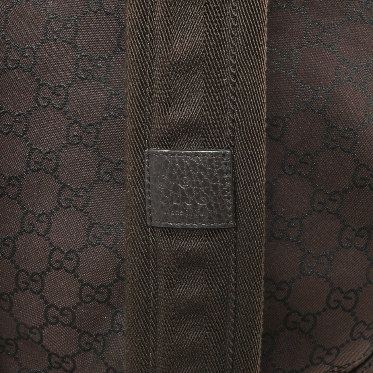 Gucci Brown Monogram Nylon Day Backpack - Image 7
