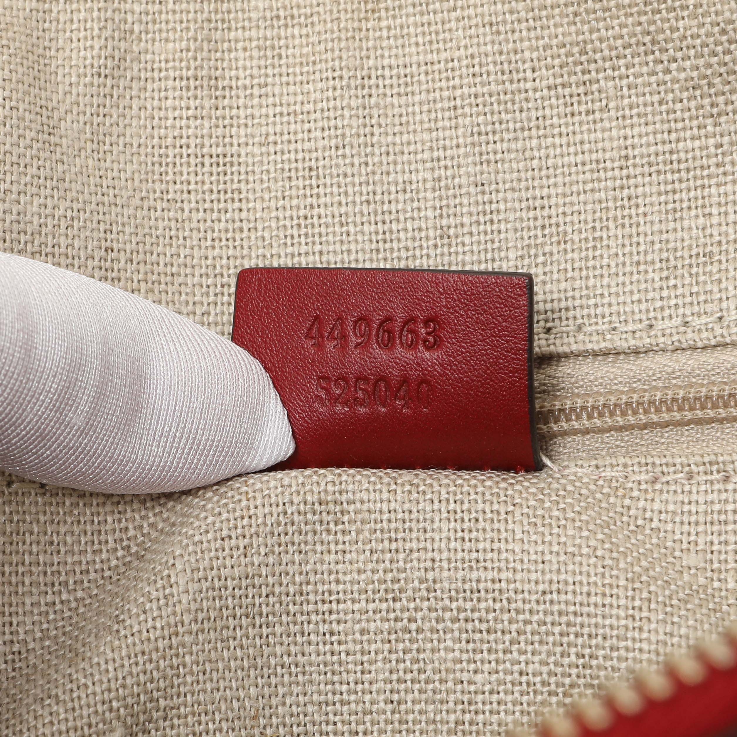 Gucci Burgundy Soft Microguccissima Medium Dome Bag - Image 10