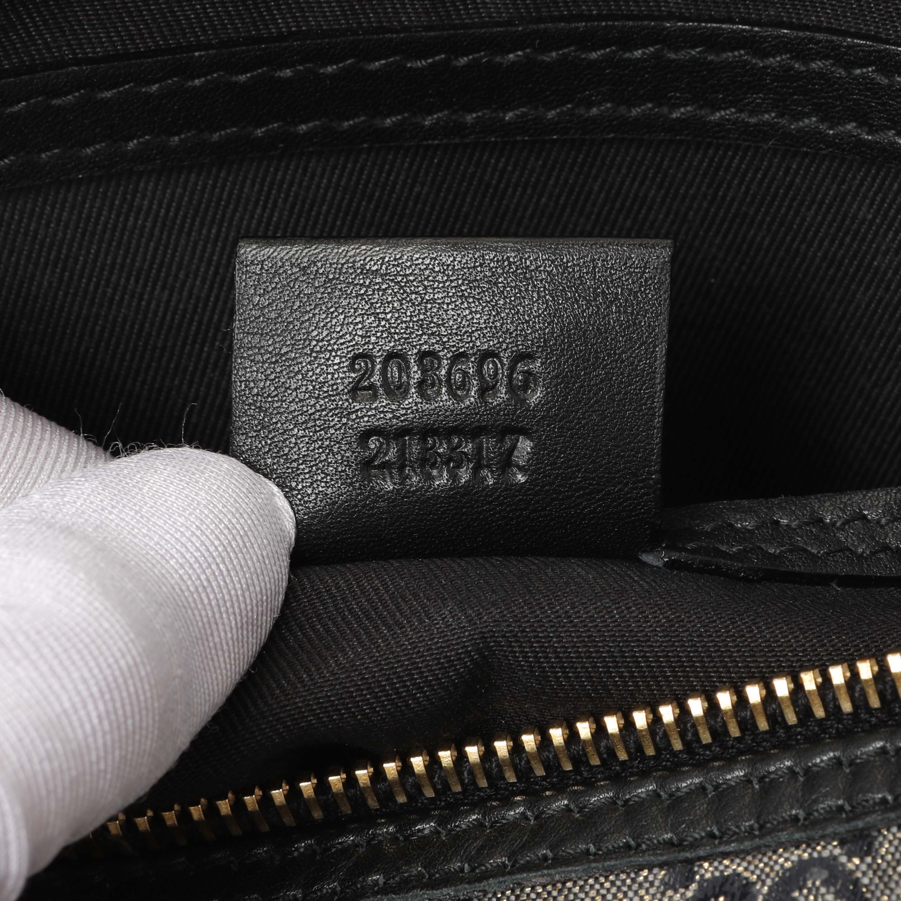 Gucci Crystal Monogram Joy Boston Bag - Image 6