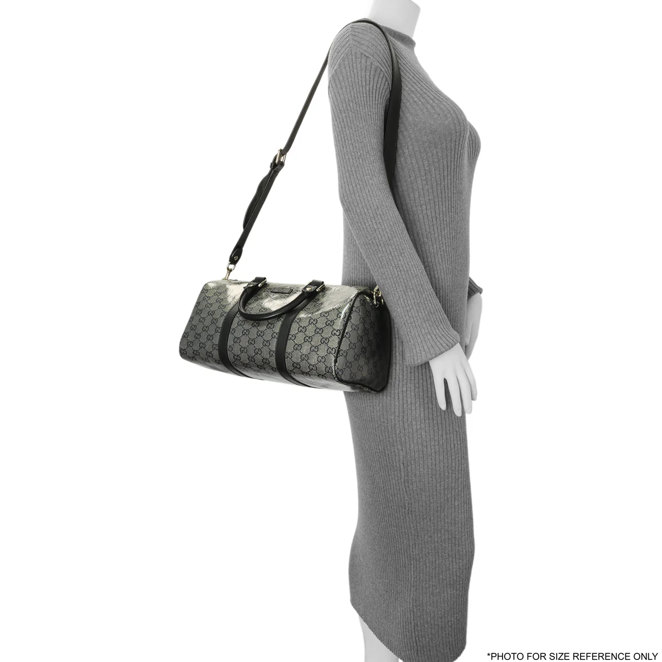 Gucci Crystal Monogram Joy Boston Bag - Image 9
