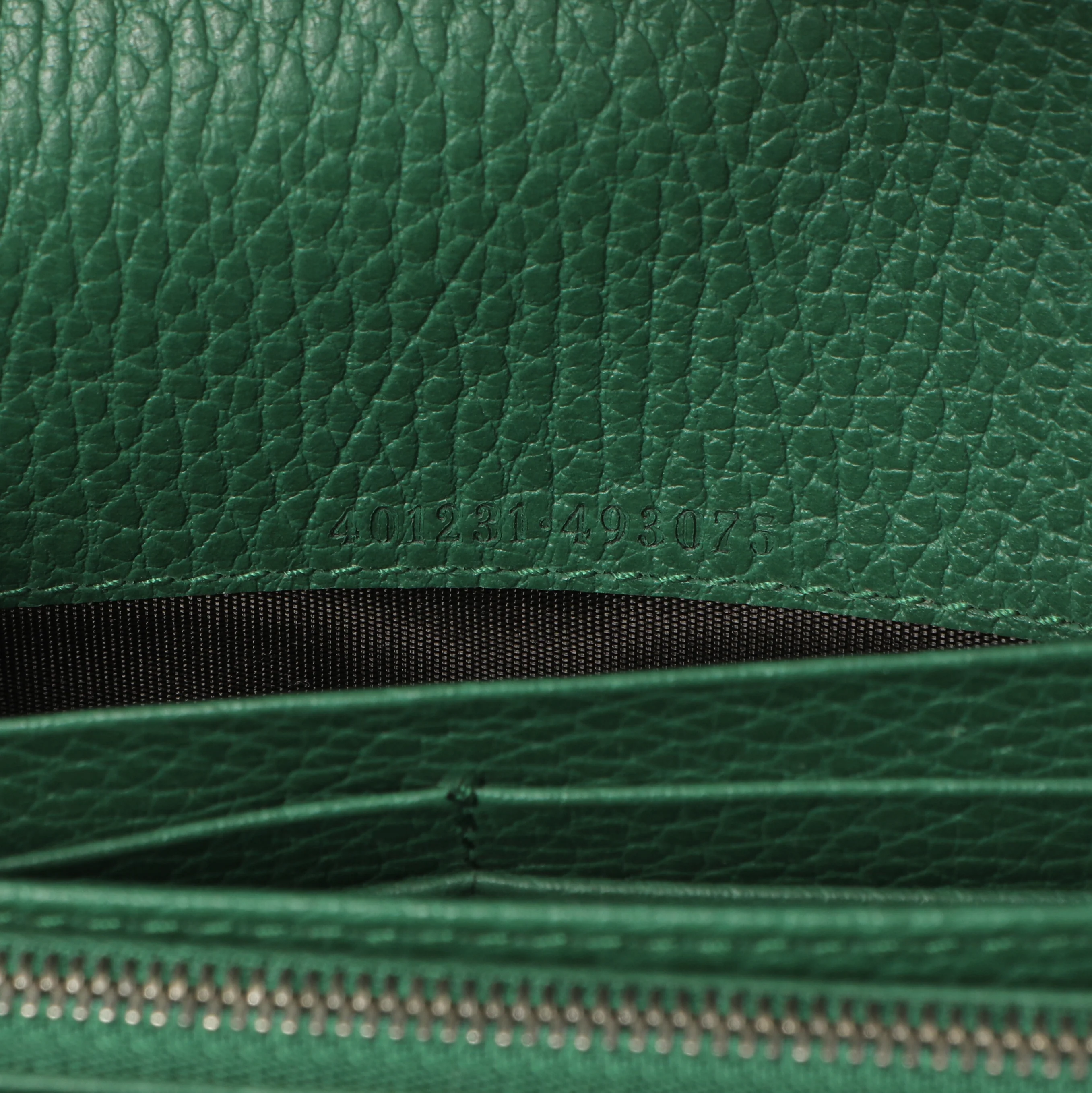 Gucci Emerald Calfskin Mini Dionysus Chain Wallet - Image 10