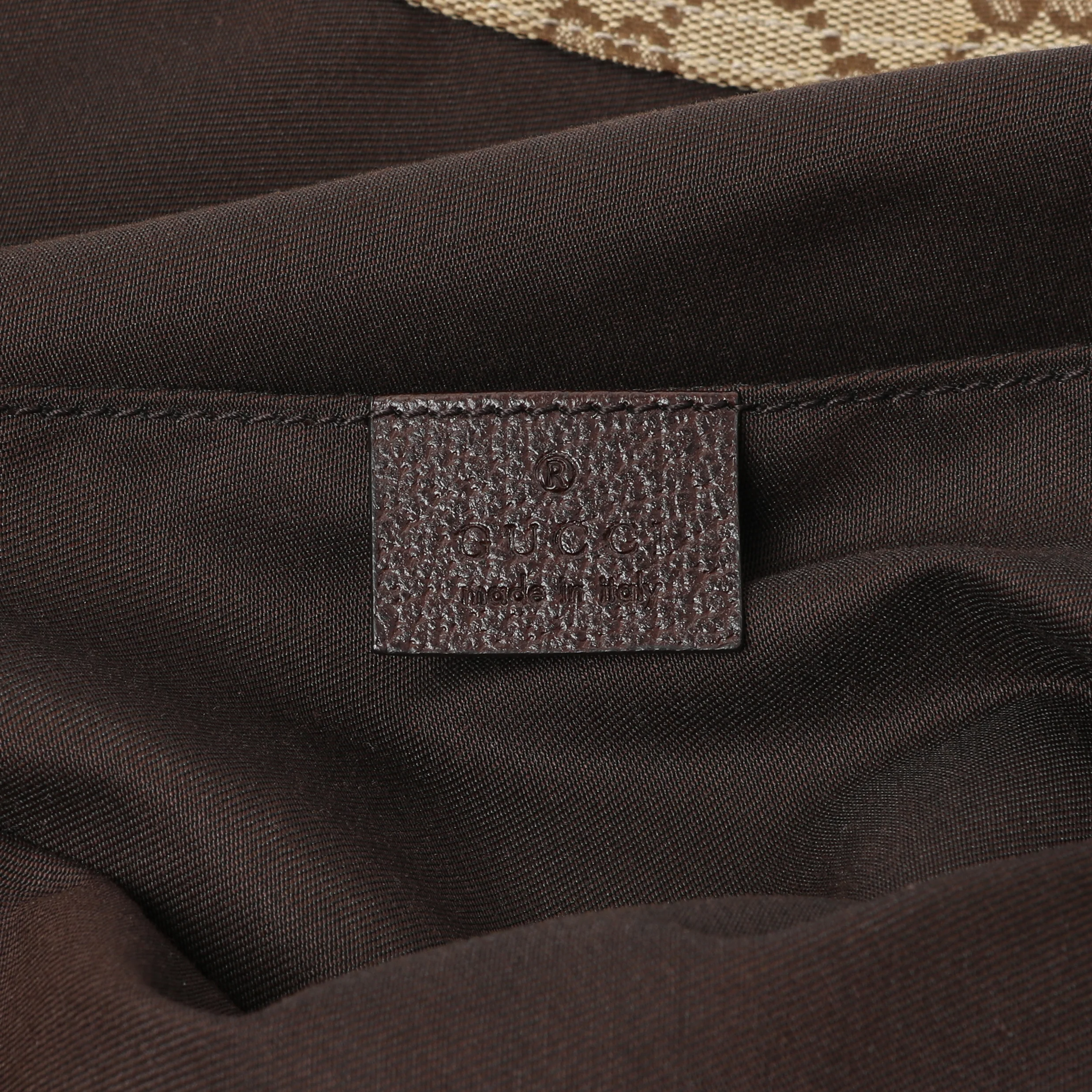 Gucci GG Monogram Medium Web Handle Vertical Tote Dark Brown - Image 5