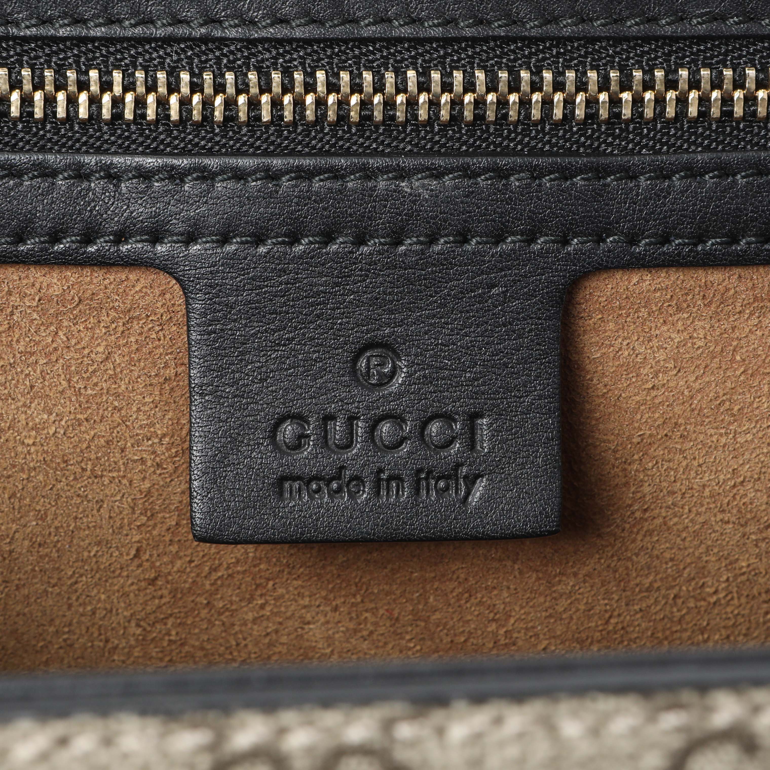 Gucci GG Supreme Calfskin Medium Padlock Shoulder Bag - Image 9