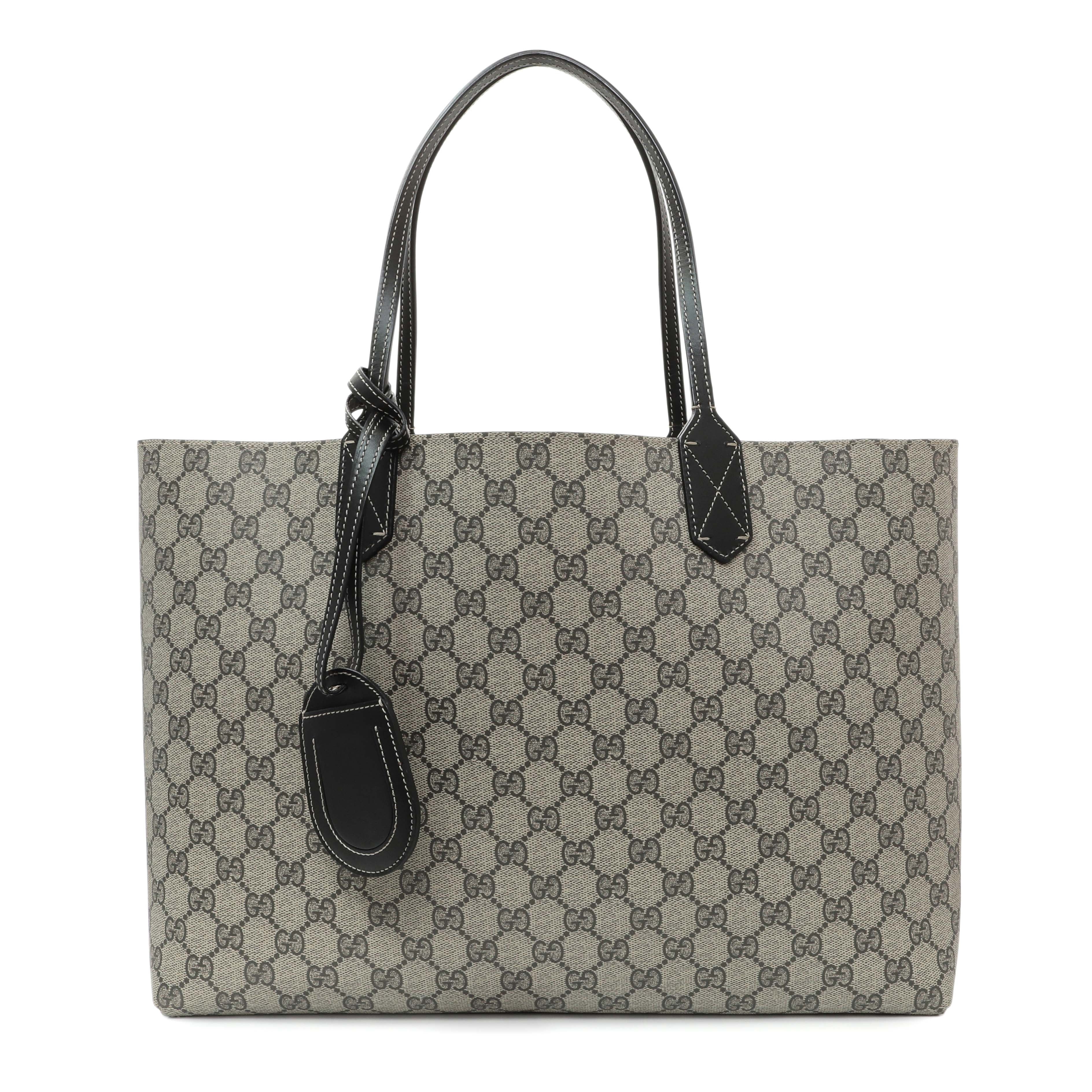 Gucci GG Supreme Coated Canvas Reversible Medium Tote