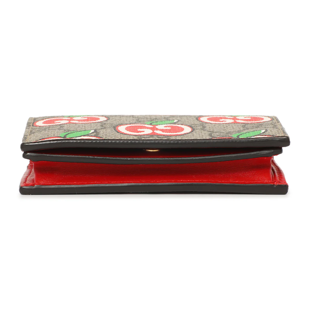 Gucci GG Supreme Monogram Apple Card Case Wallet - Image 3