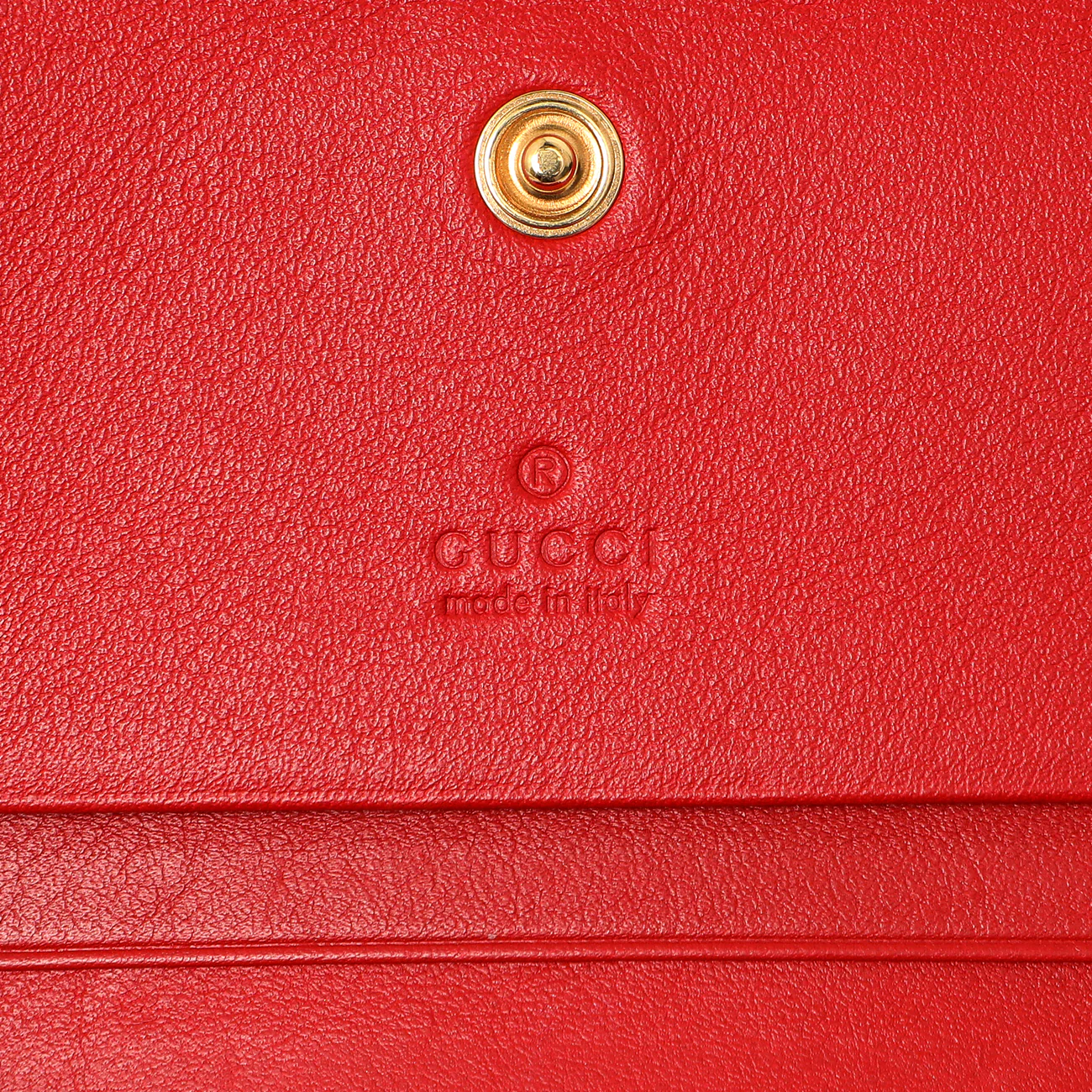 Gucci GG Supreme Monogram Apple Card Case Wallet - Image 5