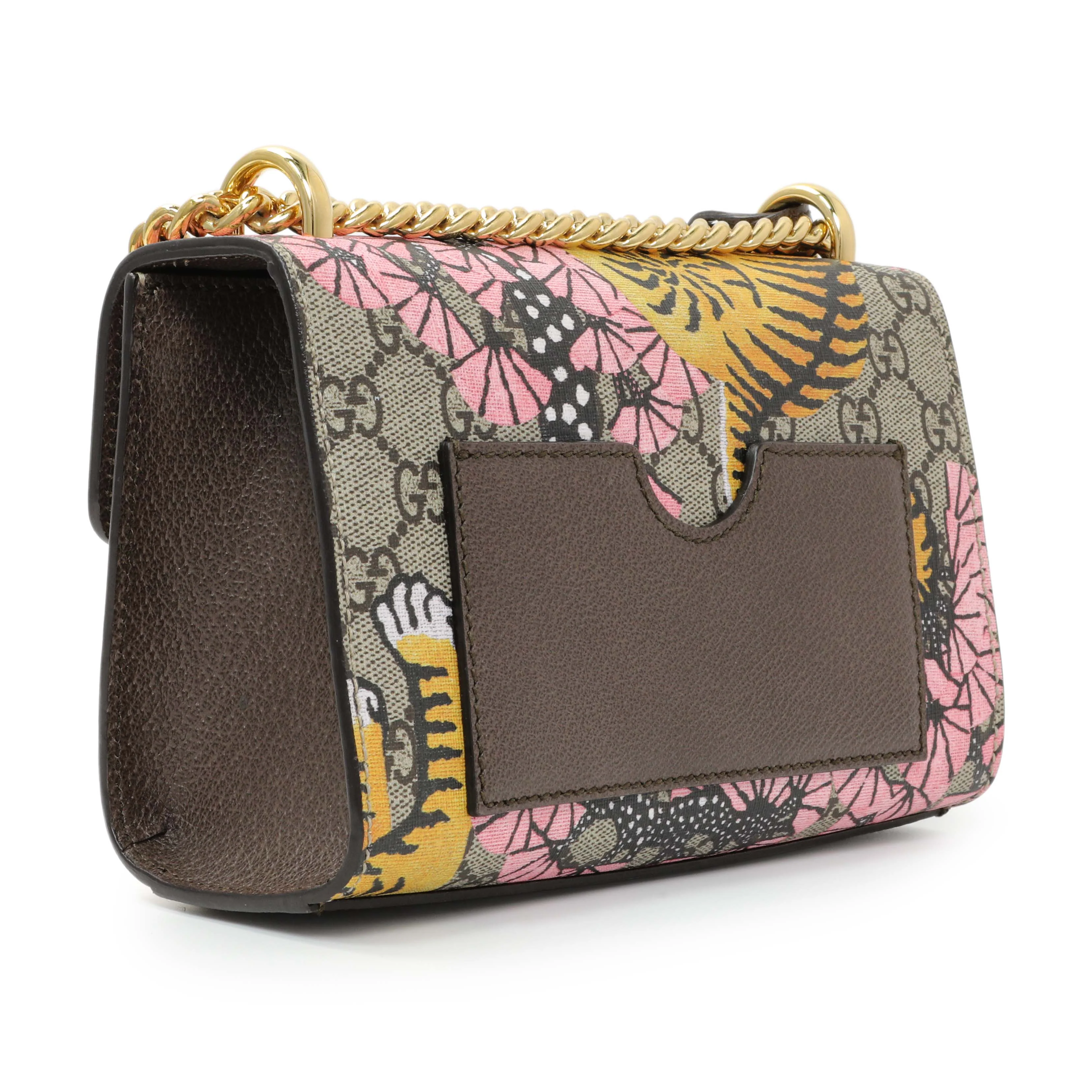 Gucci GG Supreme Monogram Bengal Calfskin Small Padlock Shoulder Bag - Image 2