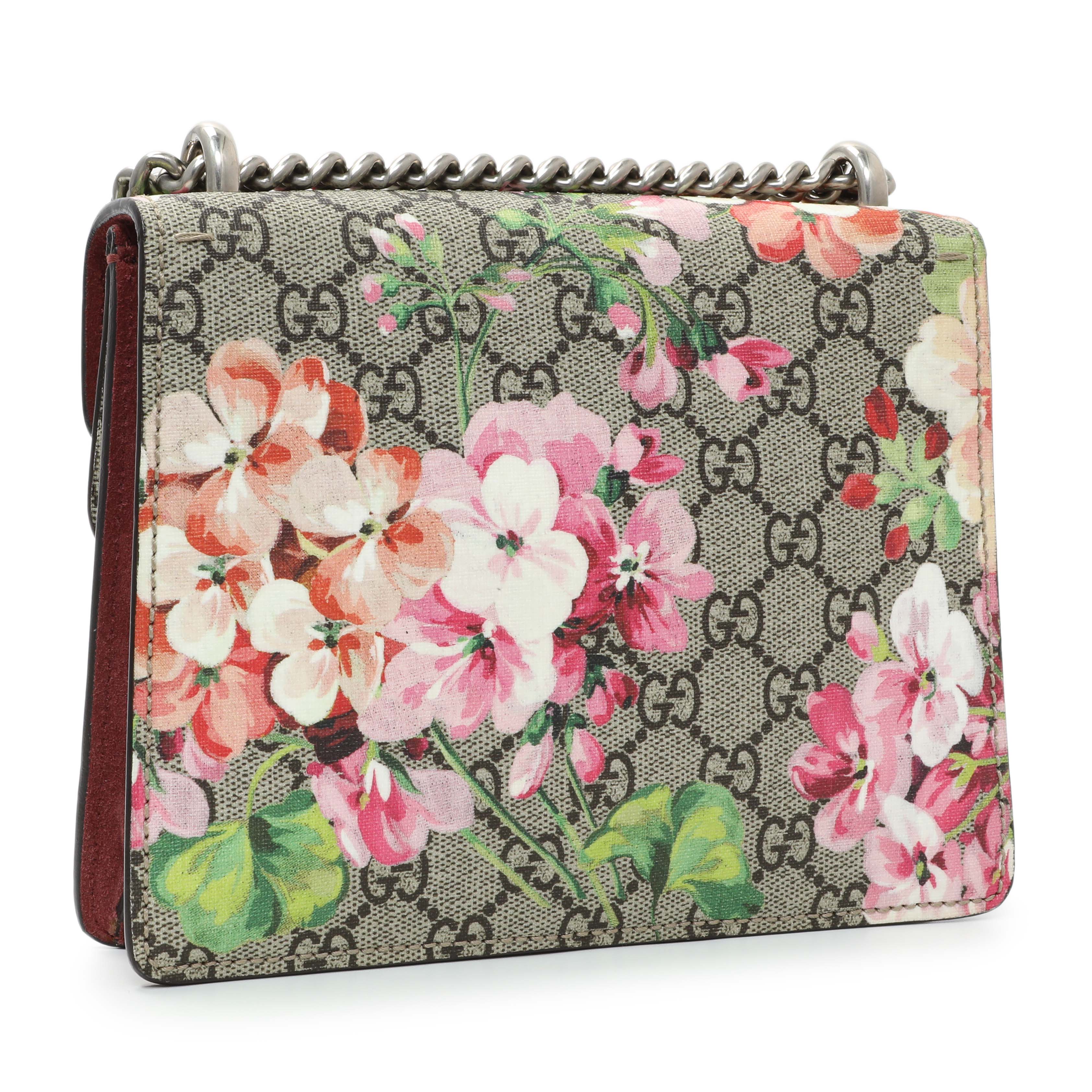 Gucci GG Supreme Monogram Blooms Mini Dionysus Shoulder Bag - Image 3
